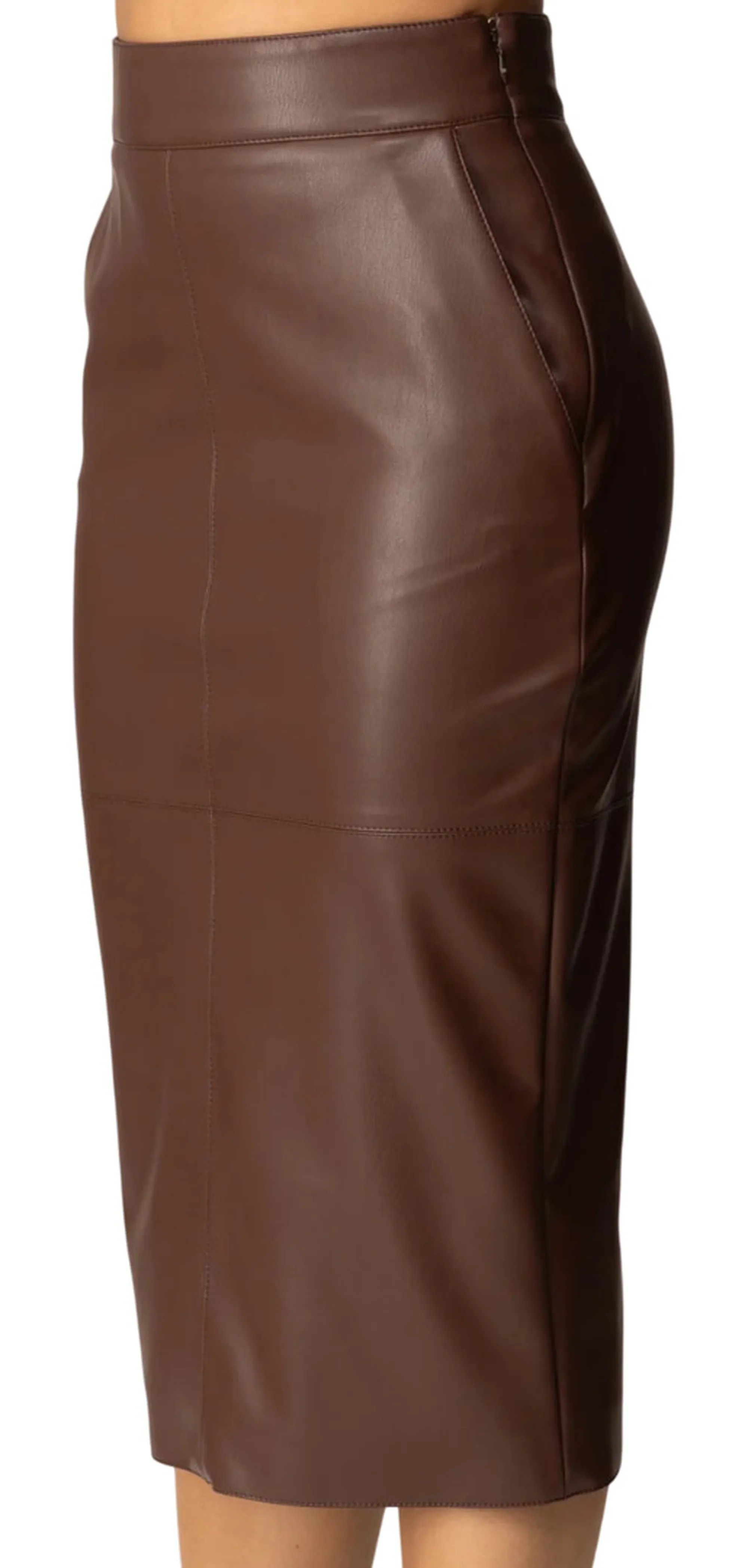 Elisabetta Franchi Gonna A Tubino Con Ganci Gioiello Caffe Go14557E2 157574