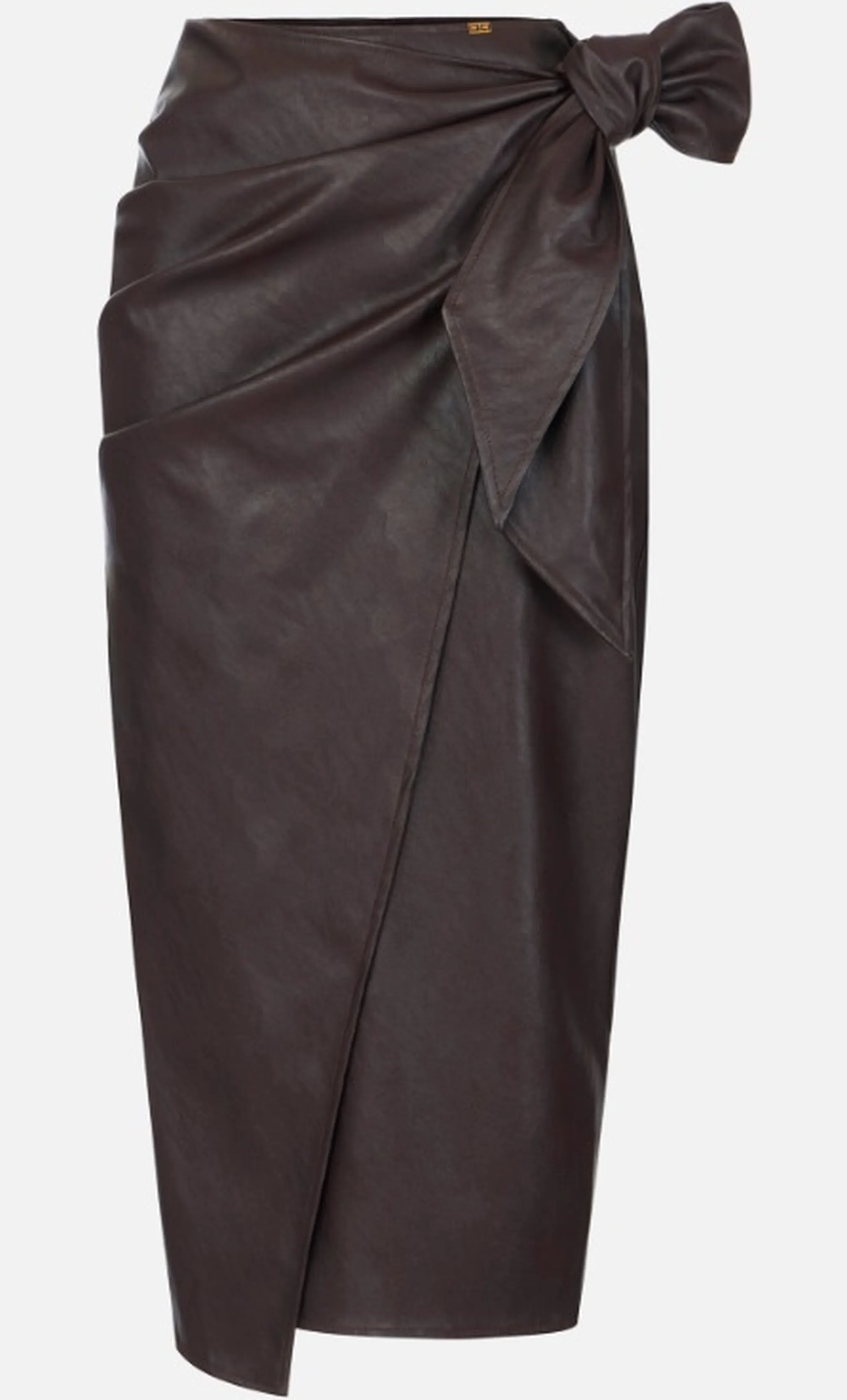 Elisabetta Franchi Gonna Con Fusciacca Cioccolato Go21866E2 184483