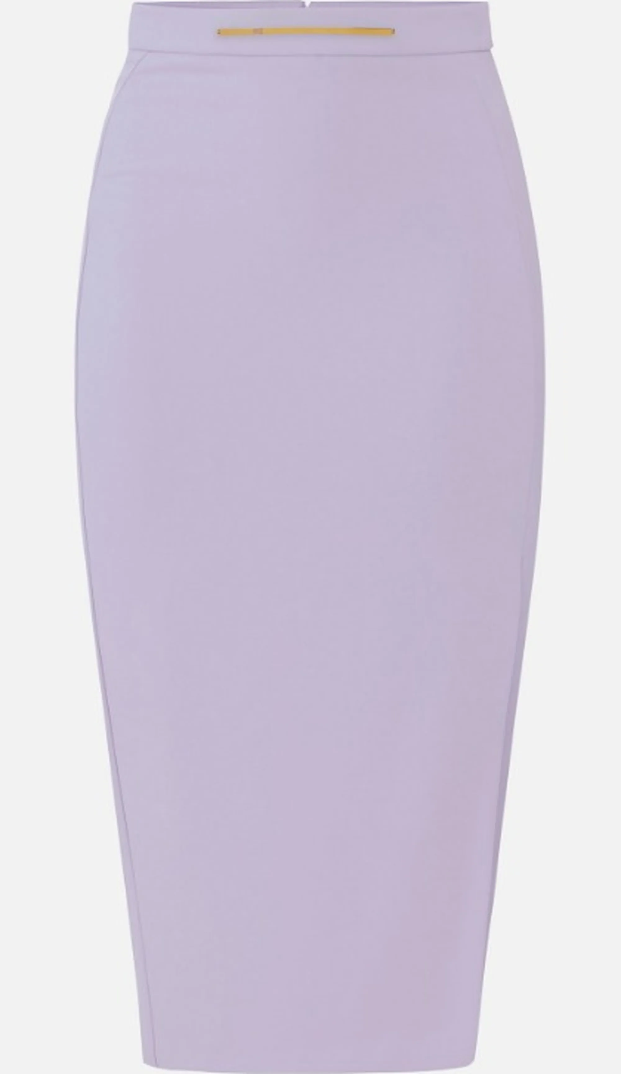 Elisabetta Franchi B'Lightweight Crepe Skirt With Jewel Plaque' Small Go16861E2 172407