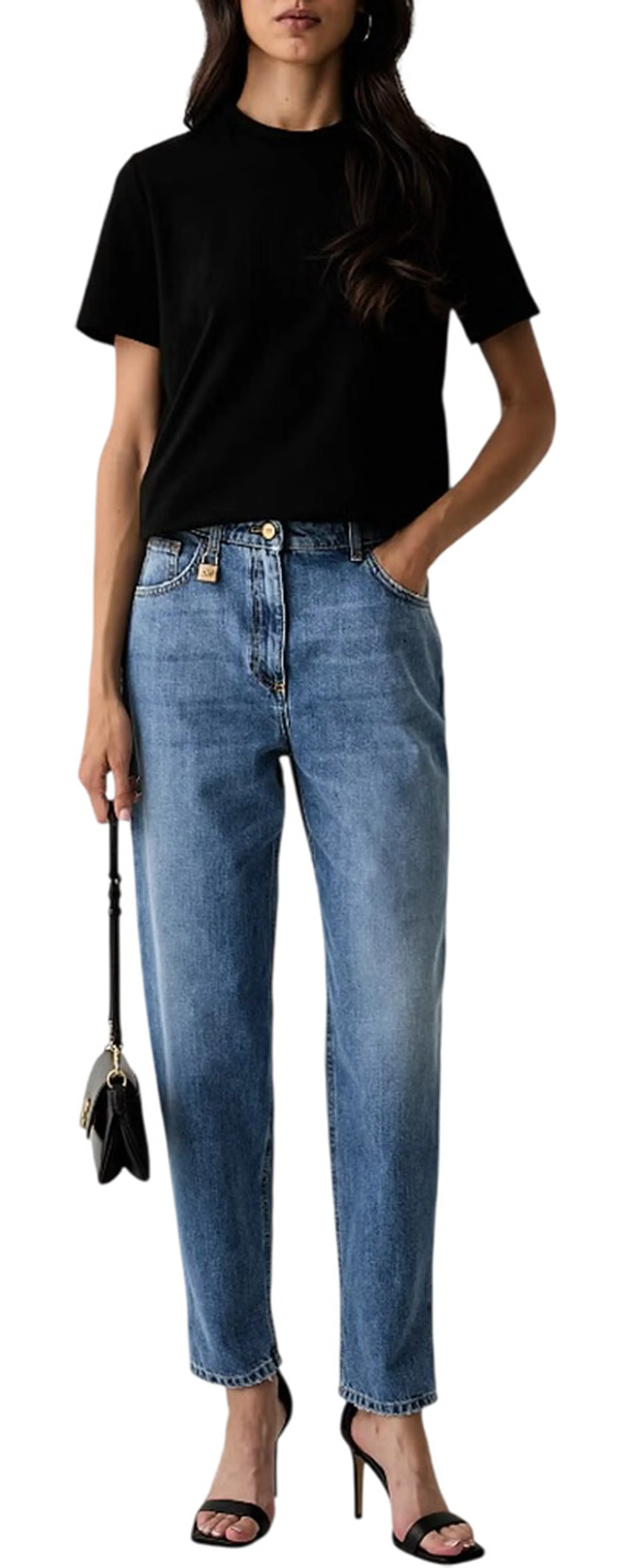 Elisabetta Franchi Jeans Relaxed Fit Denim Pj14D66E2 184986