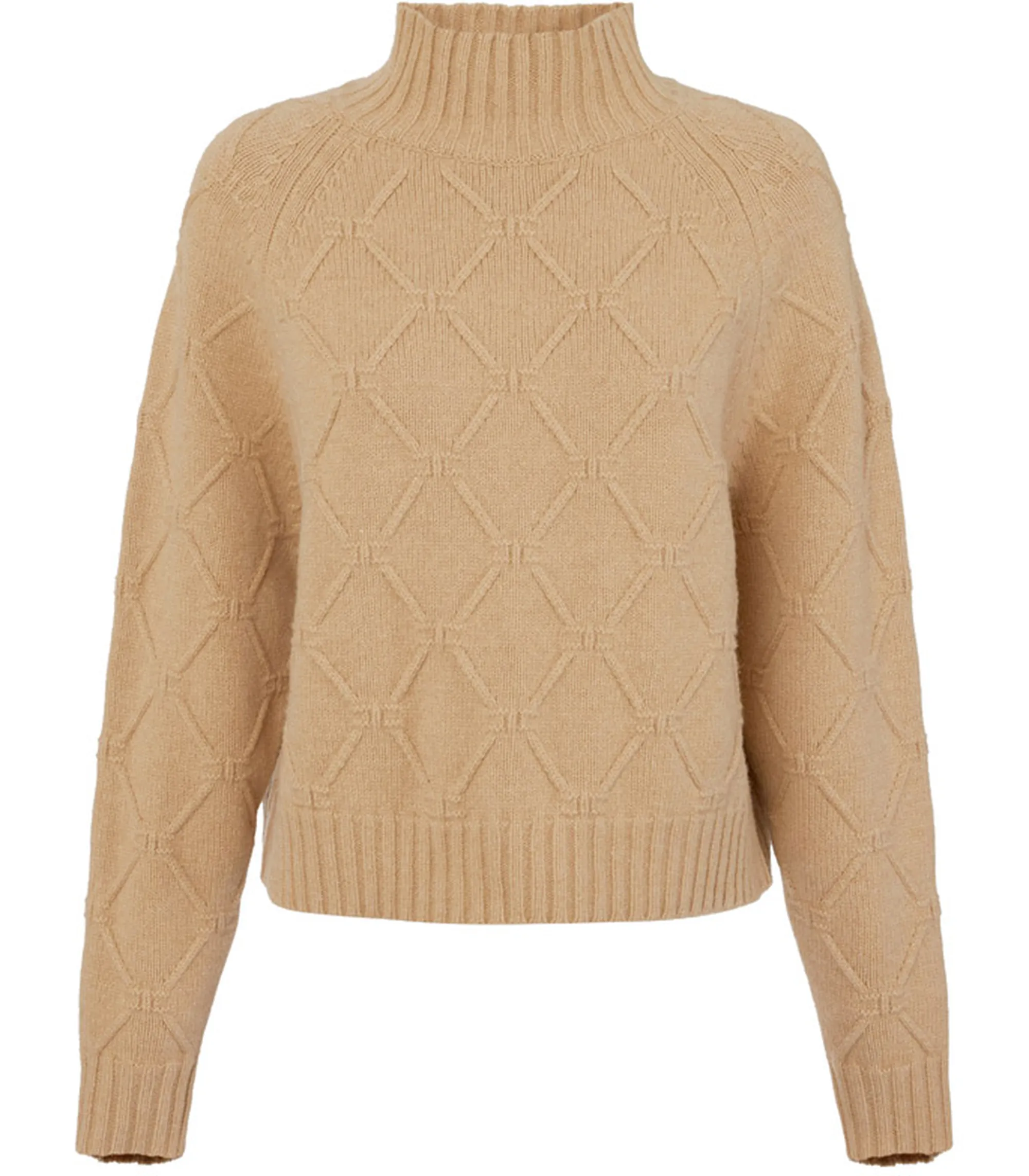 Elisabetta Franchi Maglia Con Losanghe Jacquard Miele Mk55T57E2 153571
