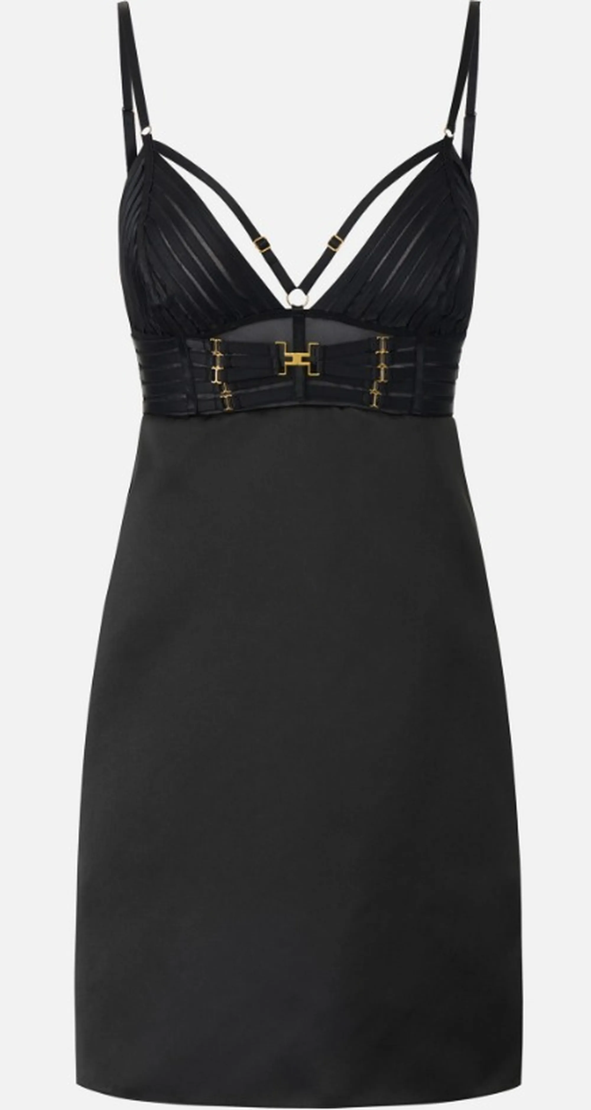 Elisabetta Franchi B'Mini Duchesse Dress With Elastic Bands' Black Ab95062E2 172437