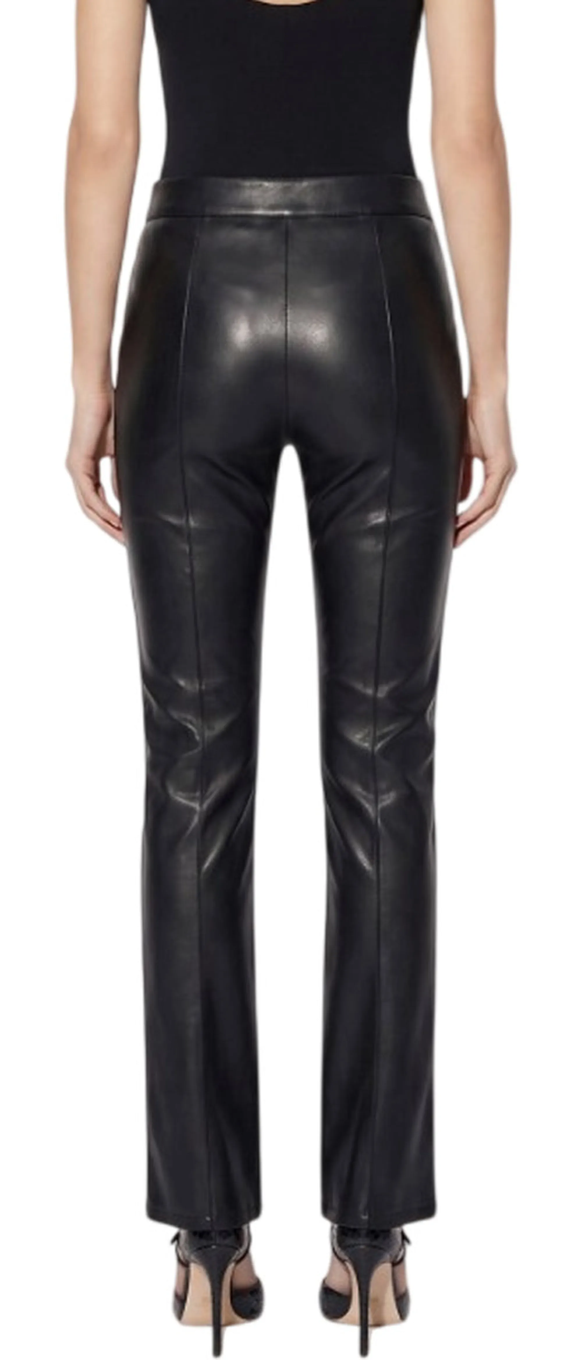 Elisabetta Franchi B'Trousers With Ribs' Black Pa18866E2 188876