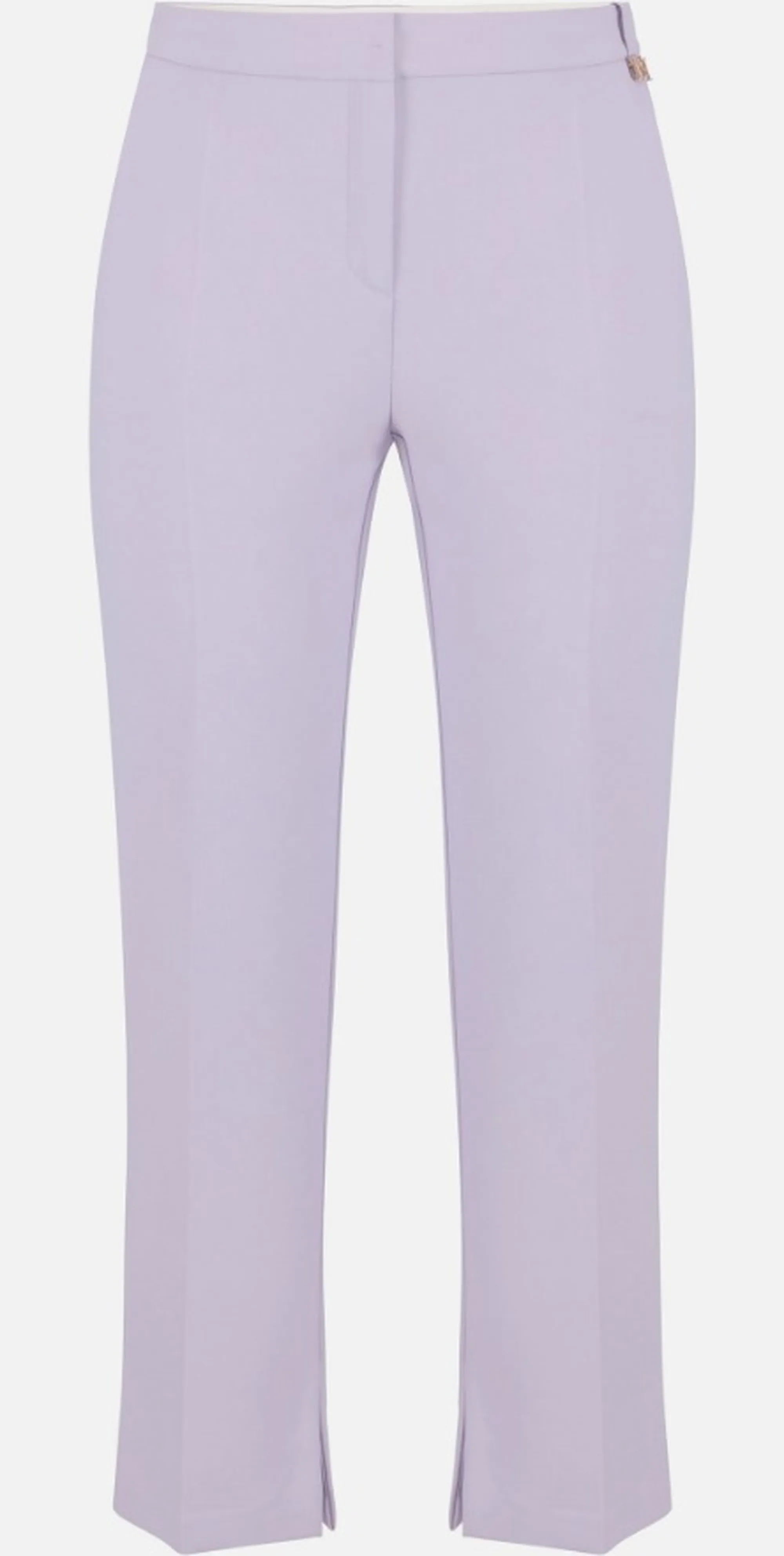 Elisabetta Franchi B'Lightweight Crepe Trousers With Charm Logo' Small Pa16661E2 171413