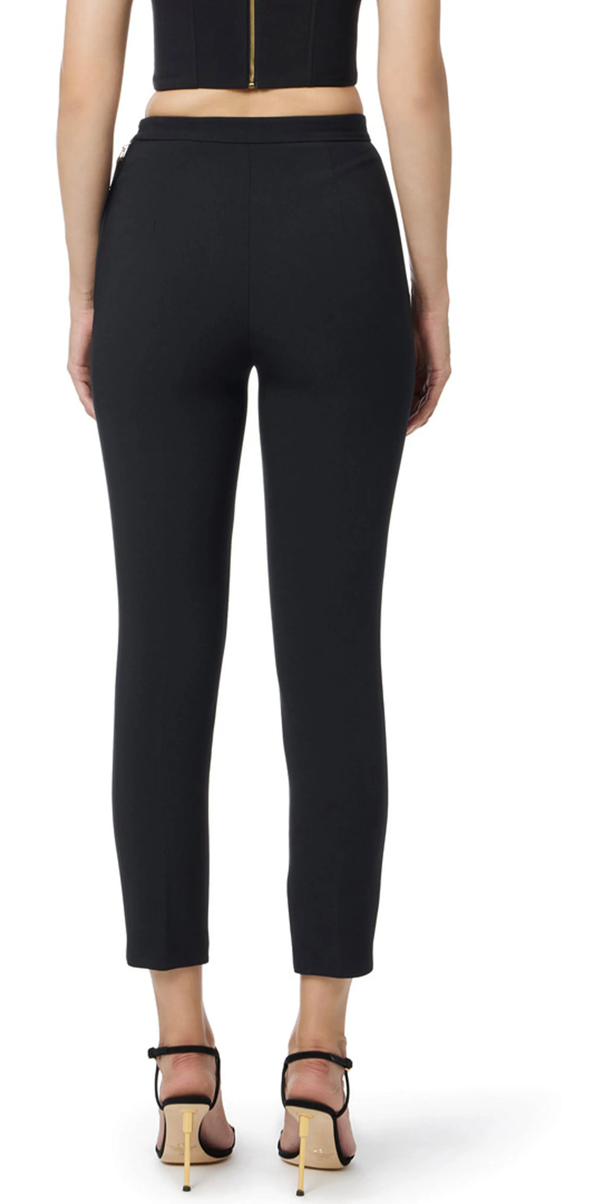 Elisabetta Franchi Pantalone In Doppio Crepe Pa12056E2 153553