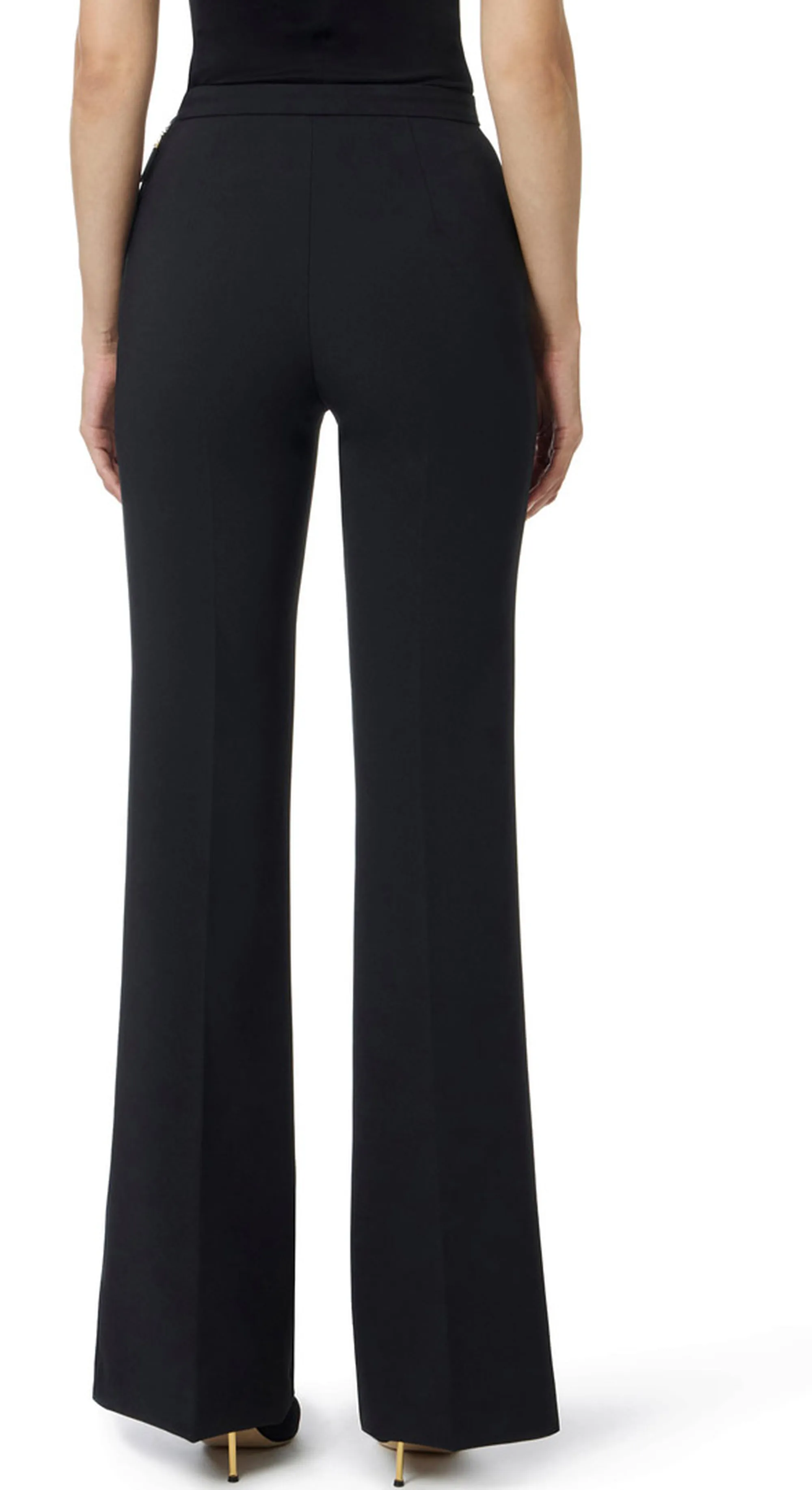 Elisabetta Franchi Pantalone In Doppio Crepe Pa12156E2 153537