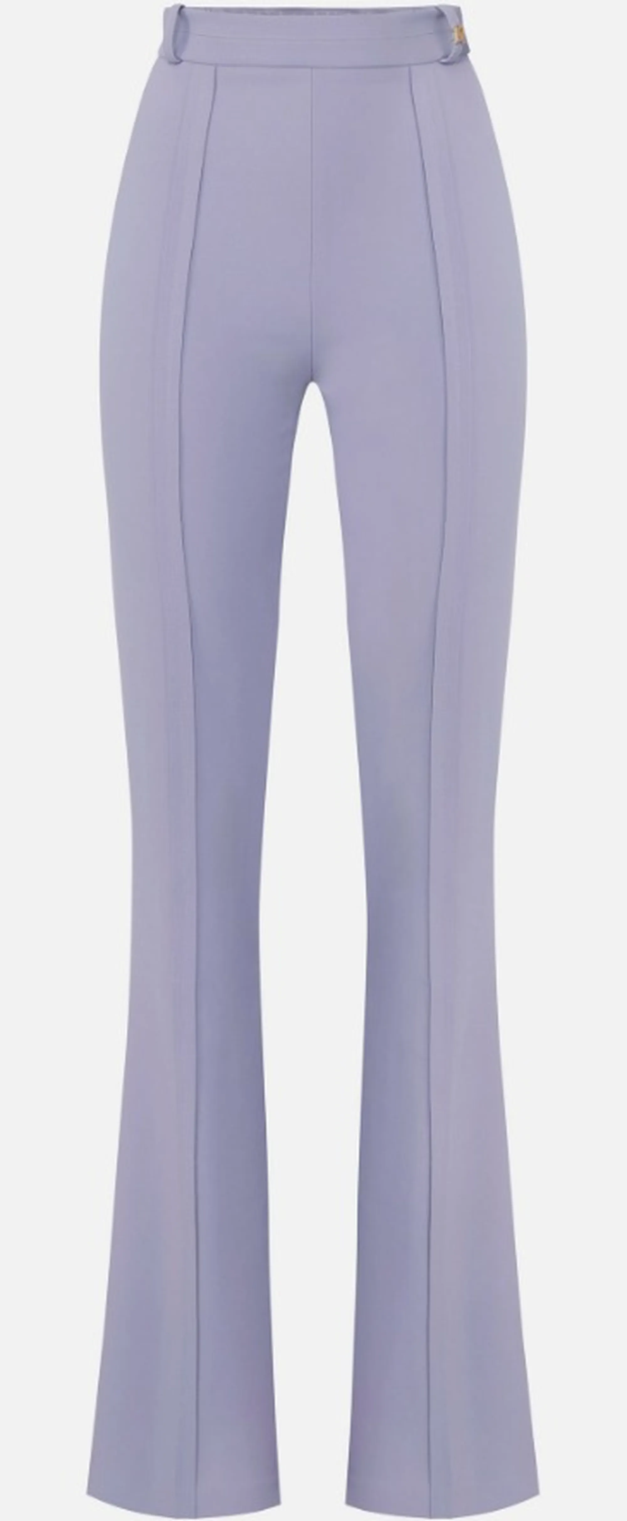 Elisabetta Franchi B'Double Stretch Crepe Trousers With Charm Logo' Small Pa16961E2 172004