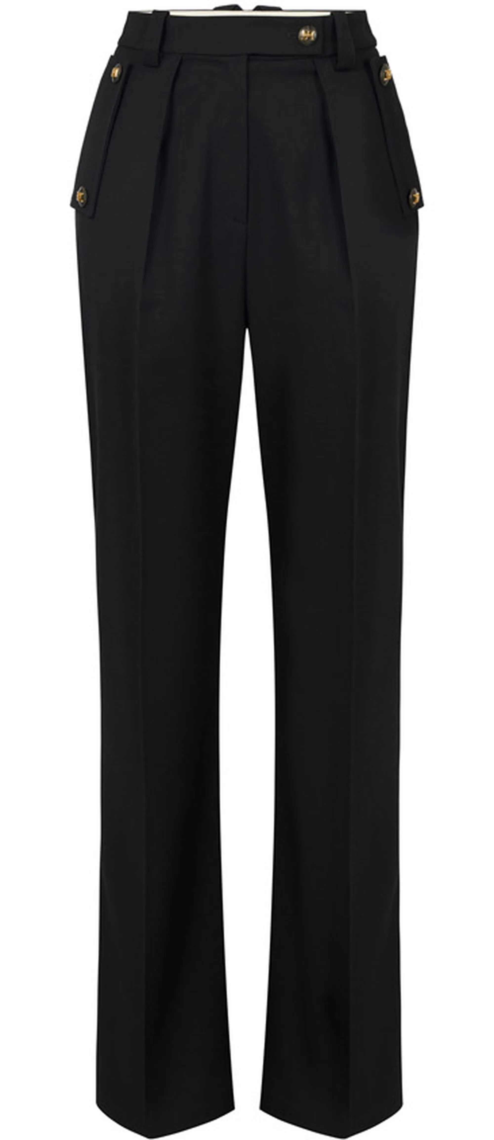 Elisabetta Franchi Pantalone In Gabardina Di Cotone Pa11856E2 153556