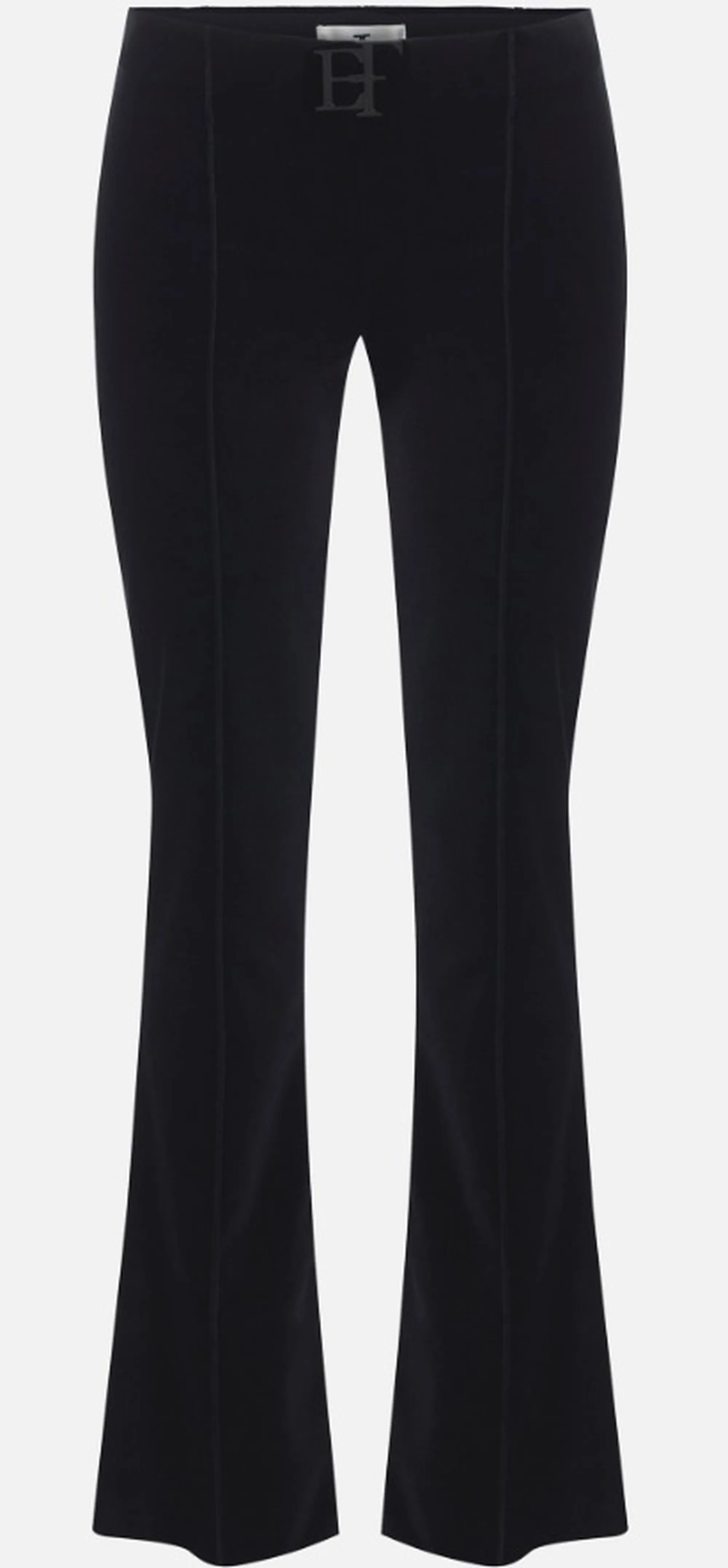 Elisabetta Franchi B'Velvet Trousers' Black Pa22467E2 188381