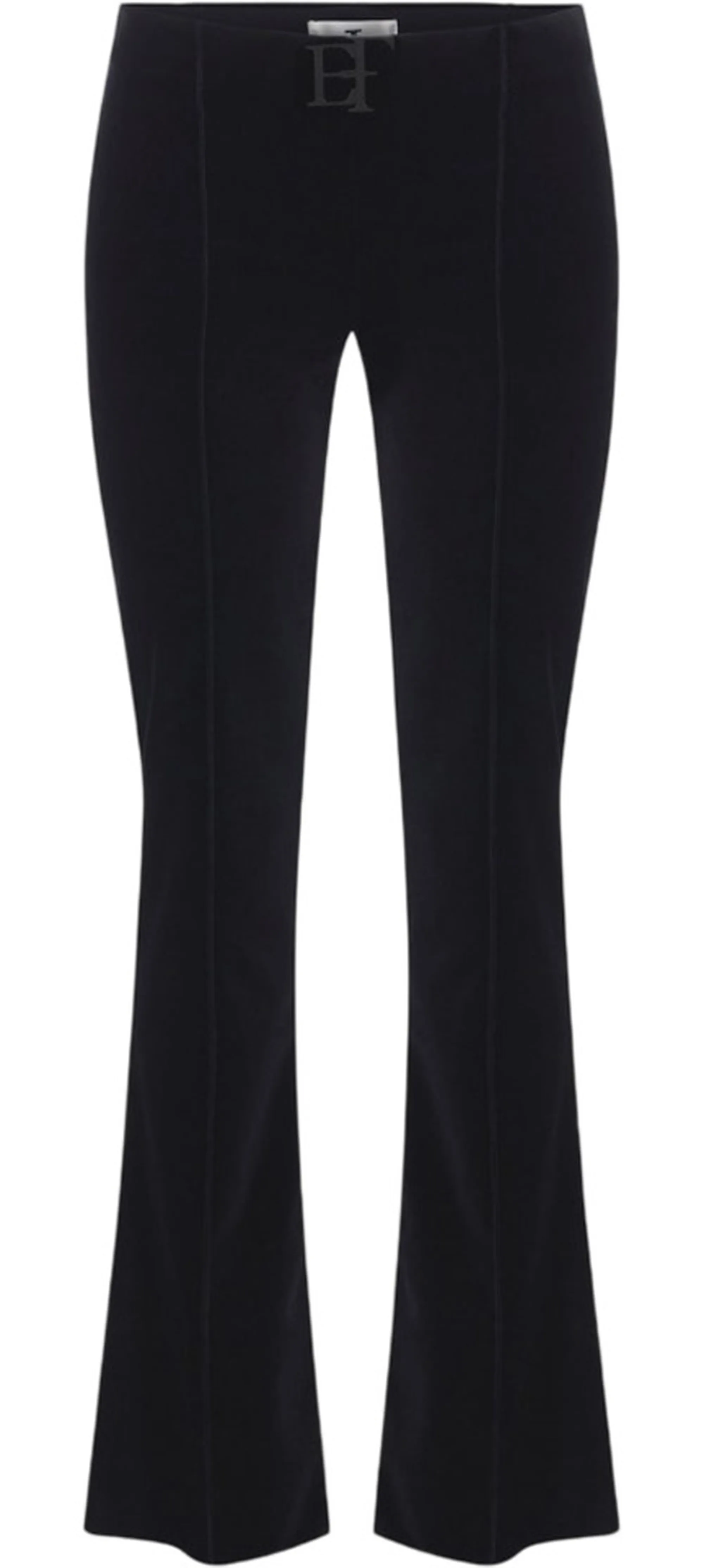 Elisabetta Franchi B'Velvet Trousers' Black Pa22467E2 188894