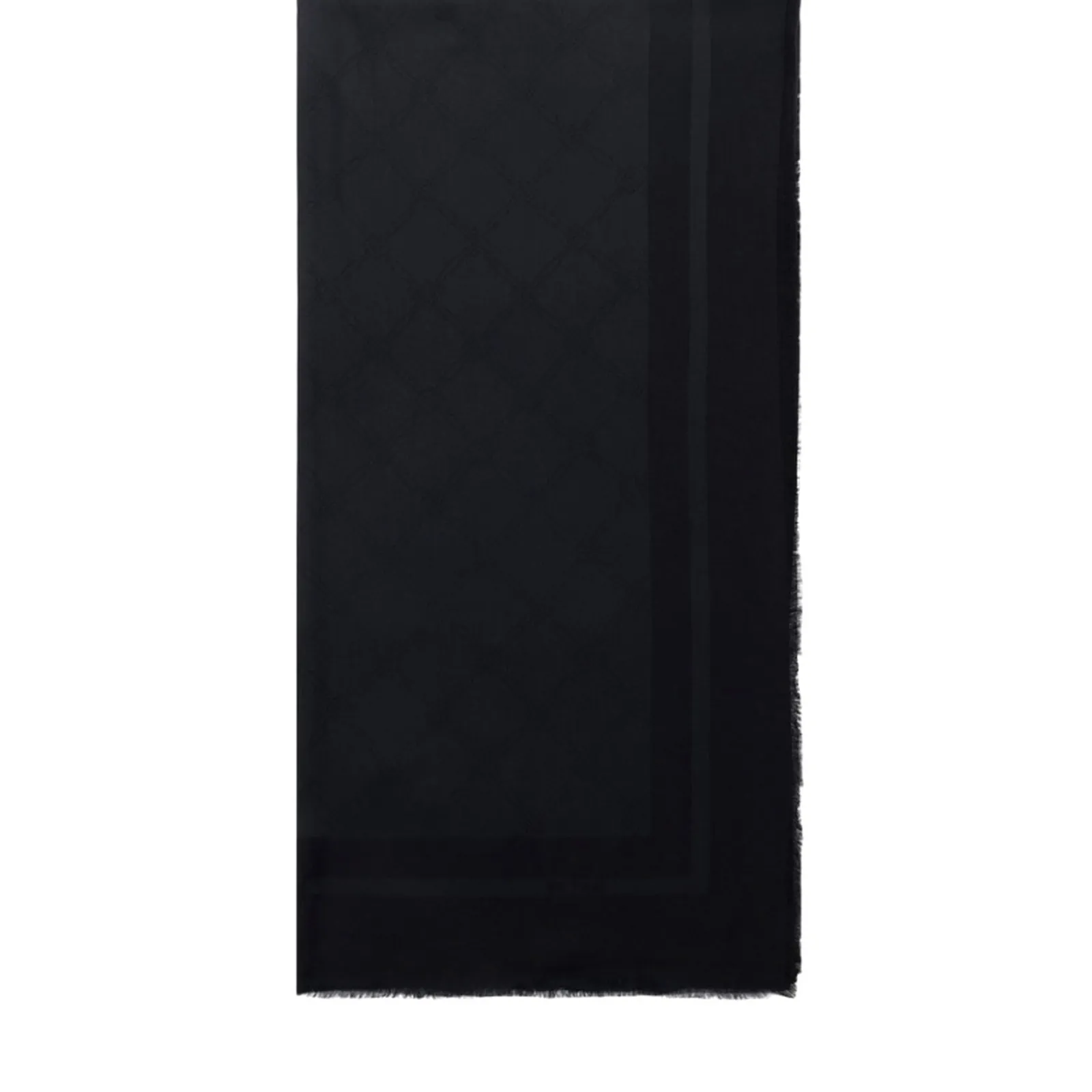 Elisabetta Franchi Pashmina Grande Con Rombi Jacquard Nero Sc03F51E2 142805