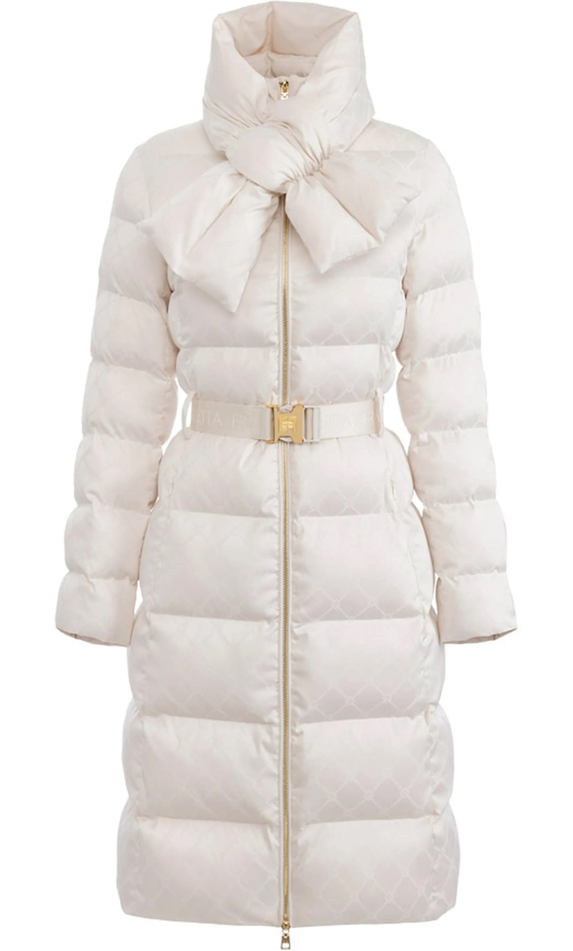 Elisabetta Franchi B'Jacquard Sail Fabric Duvet' Latte Pi84D56E2 159929