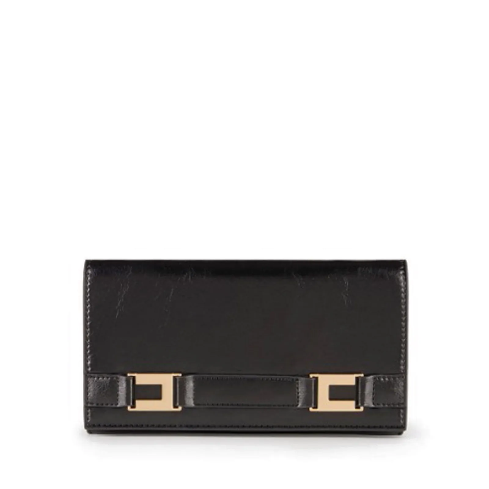 Elisabetta Franchi Portafoglio Con Dettagli Logo Nero Pf65A61E2 179757