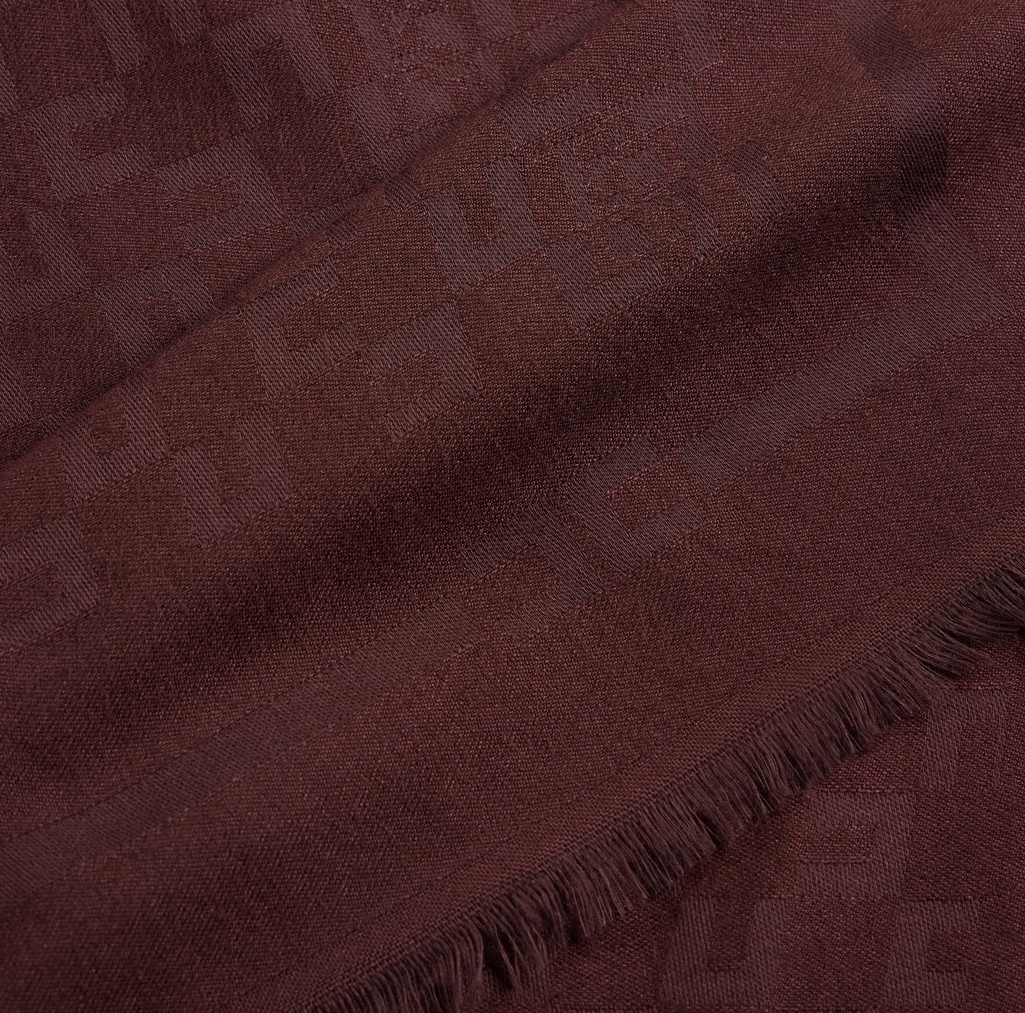 Elisabetta Franchi B'Scarf With Logo Pattern' Merlot Sc11F56E2 153184