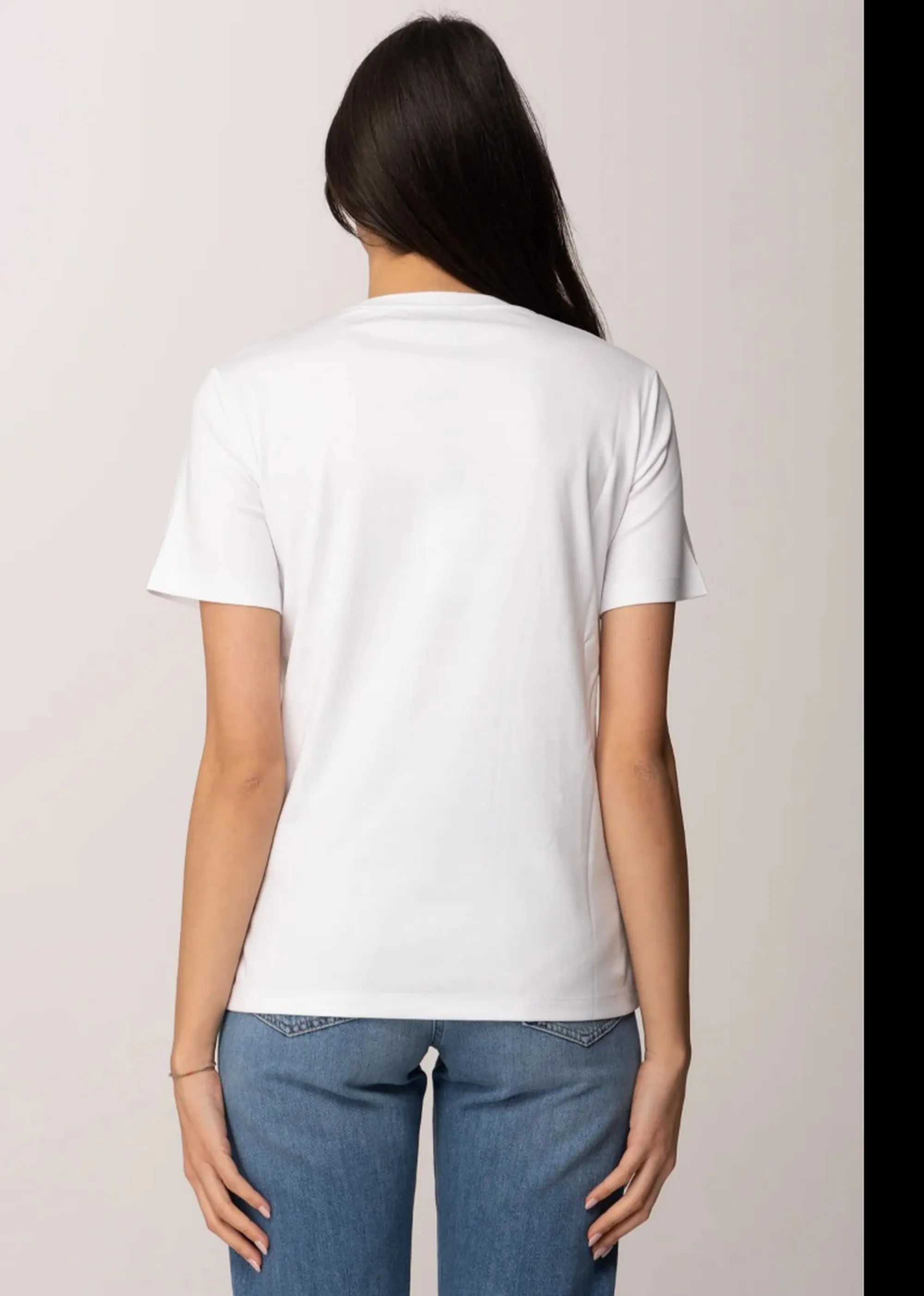 Elisabetta Franchi T-Shirt Gesso Ma01761E2 172279