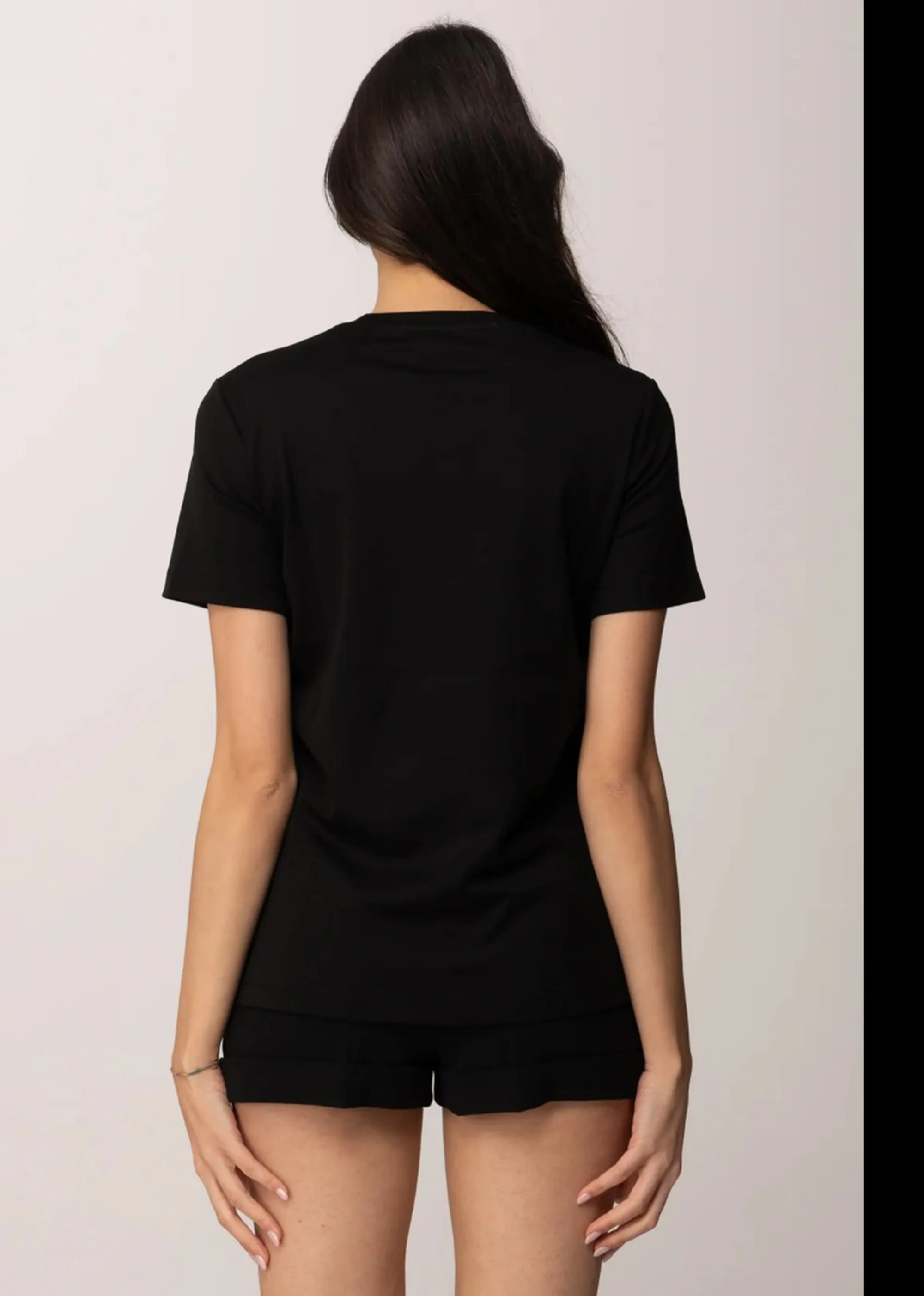 Elisabetta Franchi T-Shirt Nero Ma01761E2 172274