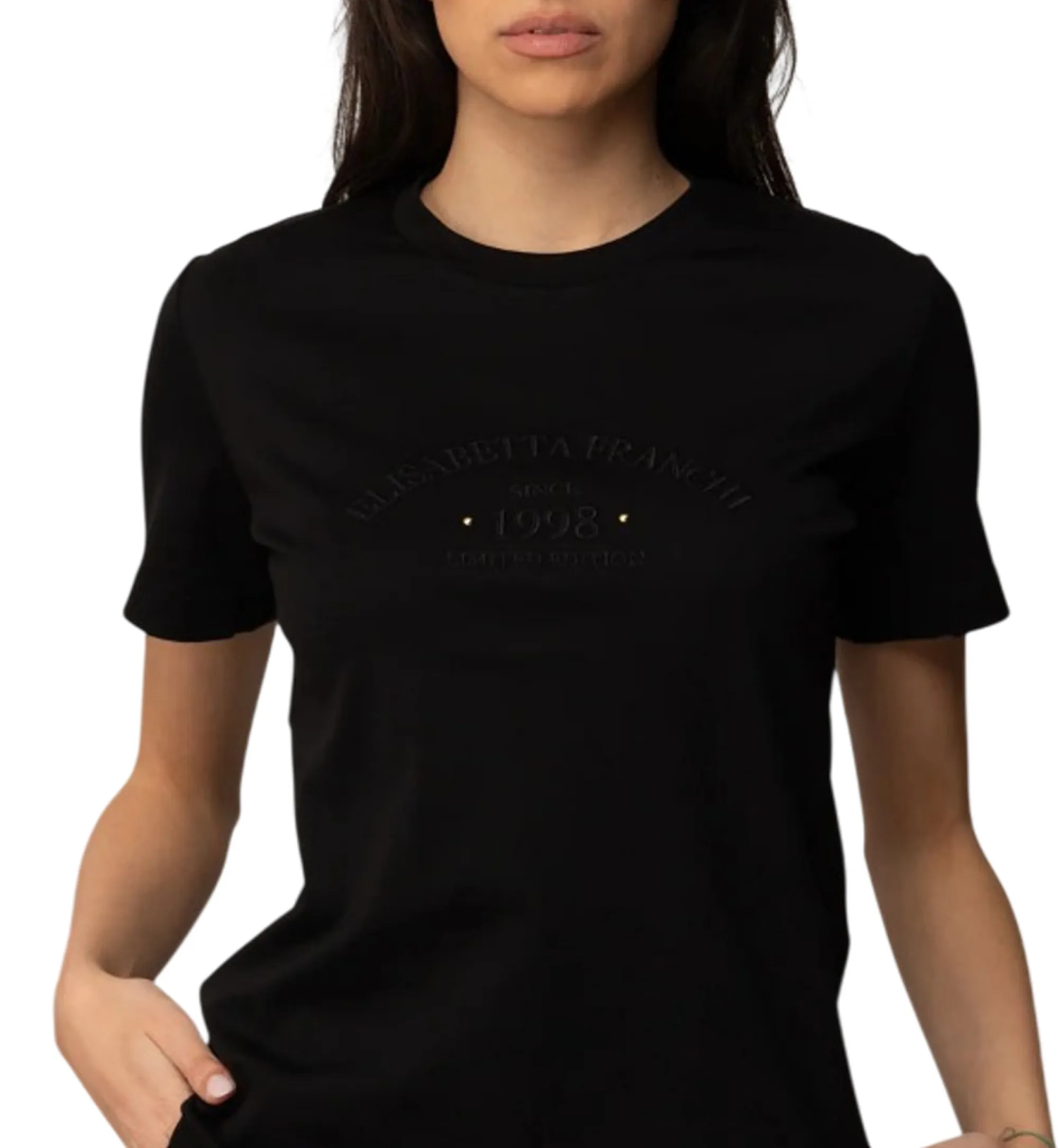 Elisabetta Franchi T-Shirt Nero Ma01761E2 178123