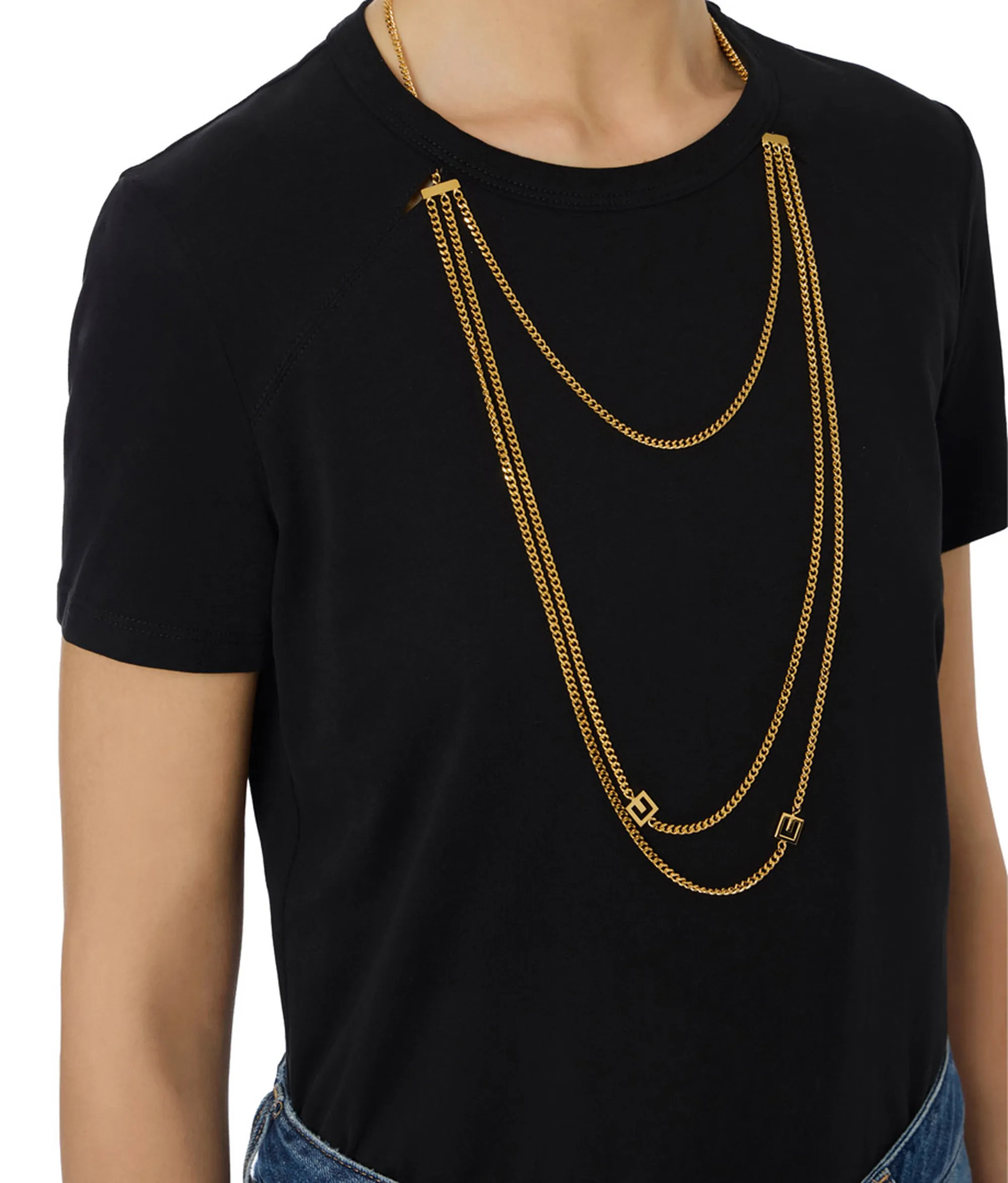 Elisabetta Franchi B'Jersey T-Shirt With Jewel Accessory' Ma00956E2 153643
