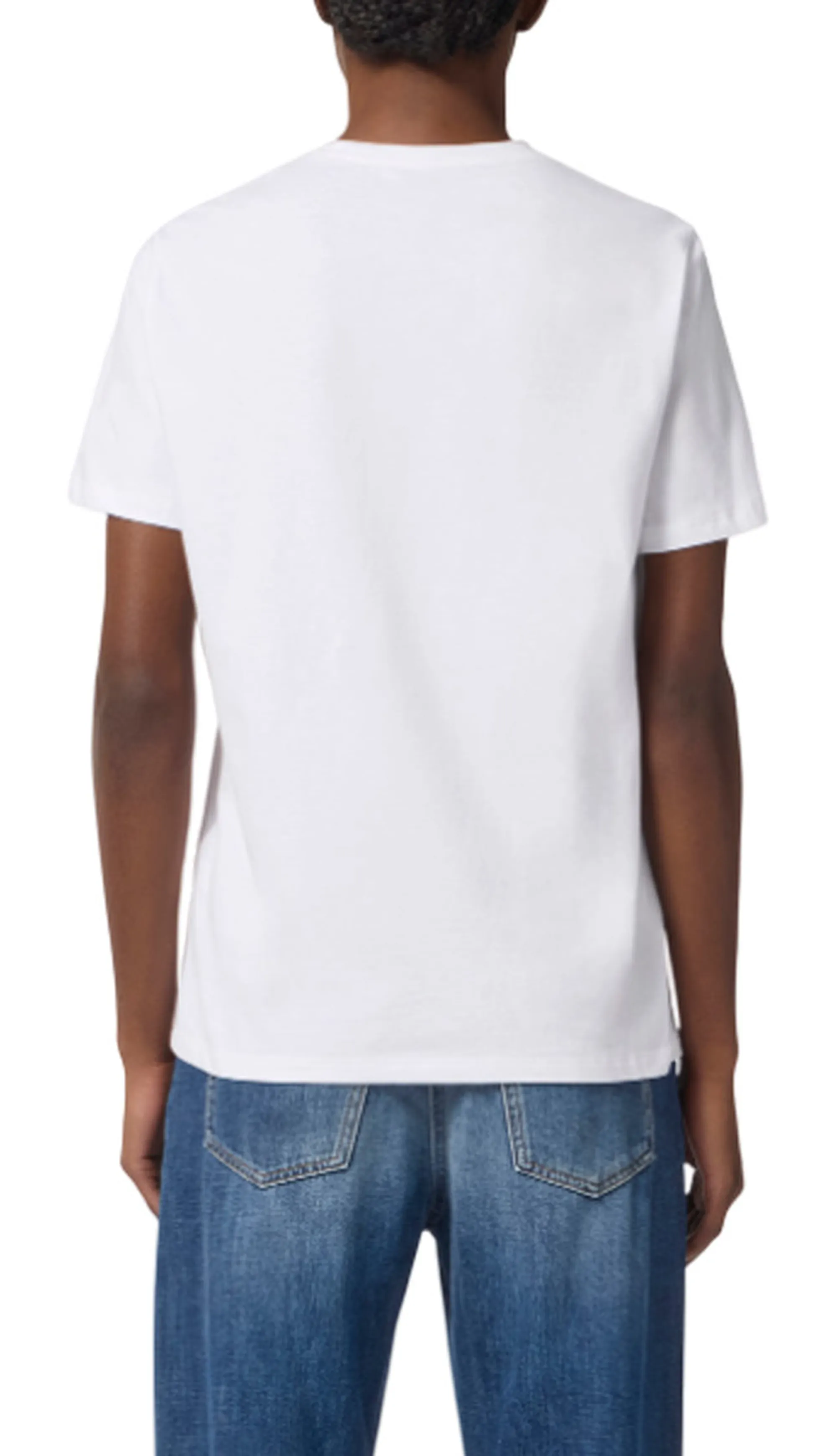 Elisabetta Franchi B'Cotton Jersey T-Shirt With Necklace' Gesso Ma02856E2 153627