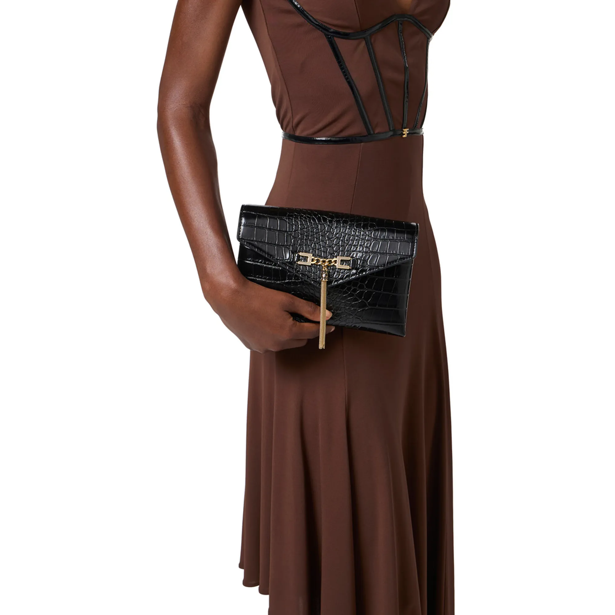 Elisabetta Franchi B'Shoulder Strap With Groumette Chain' Bs56A57E2 153803