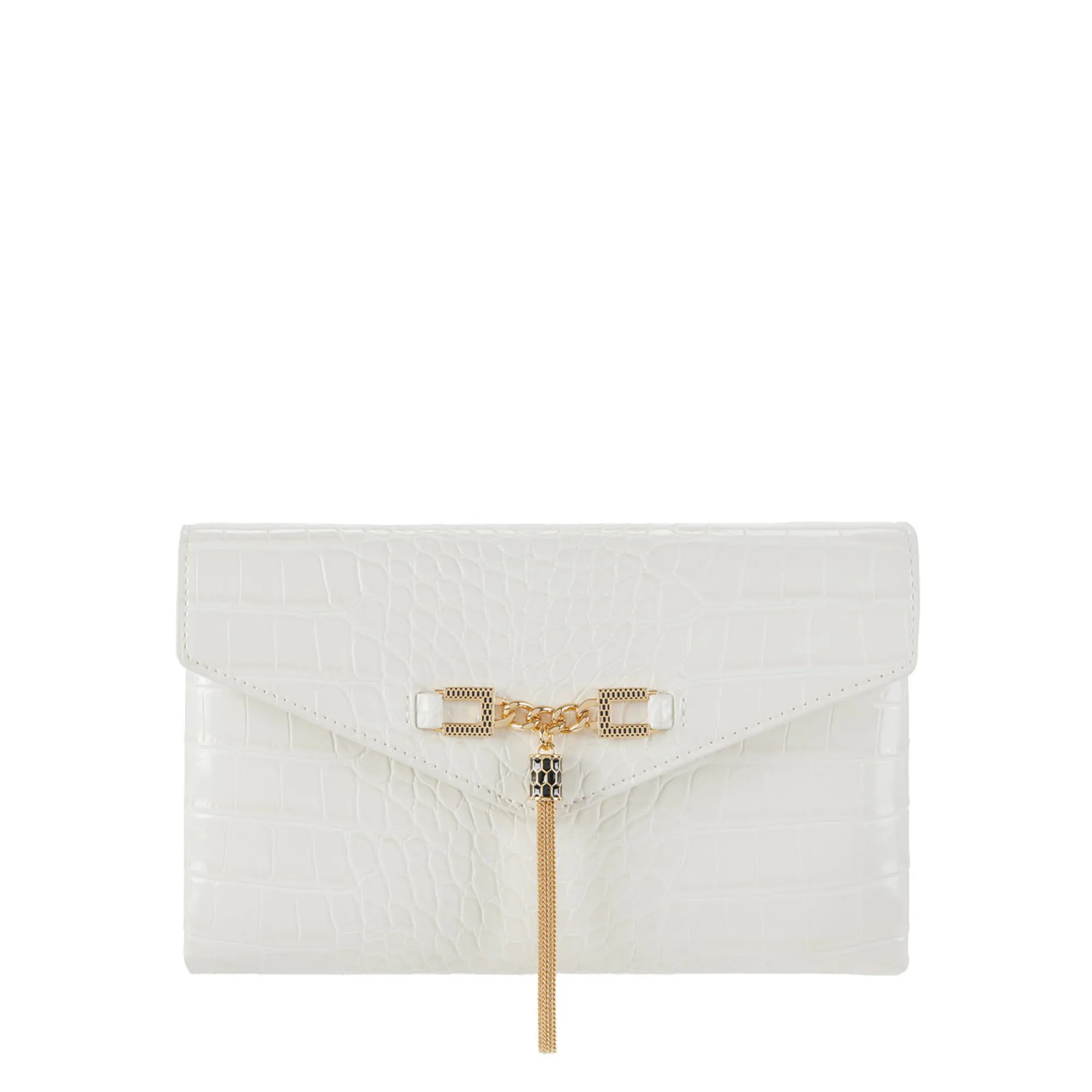 Elisabetta Franchi B'Shoulder Strap With Groumette Chain' Milk Bs56A57E2 153800
