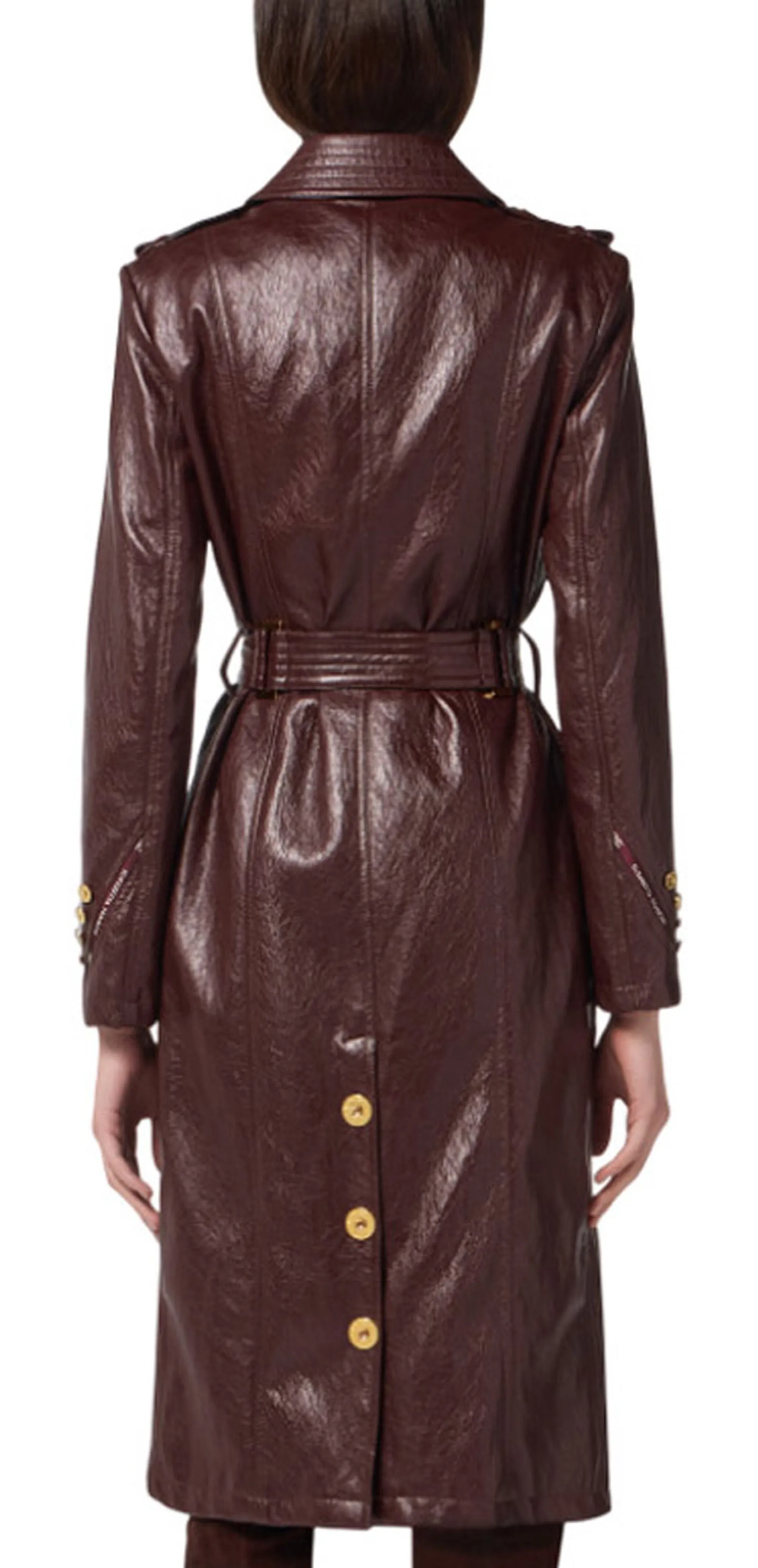 Elisabetta Franchi B'Trench In Craquele' Merlot Sp00256E2 165571