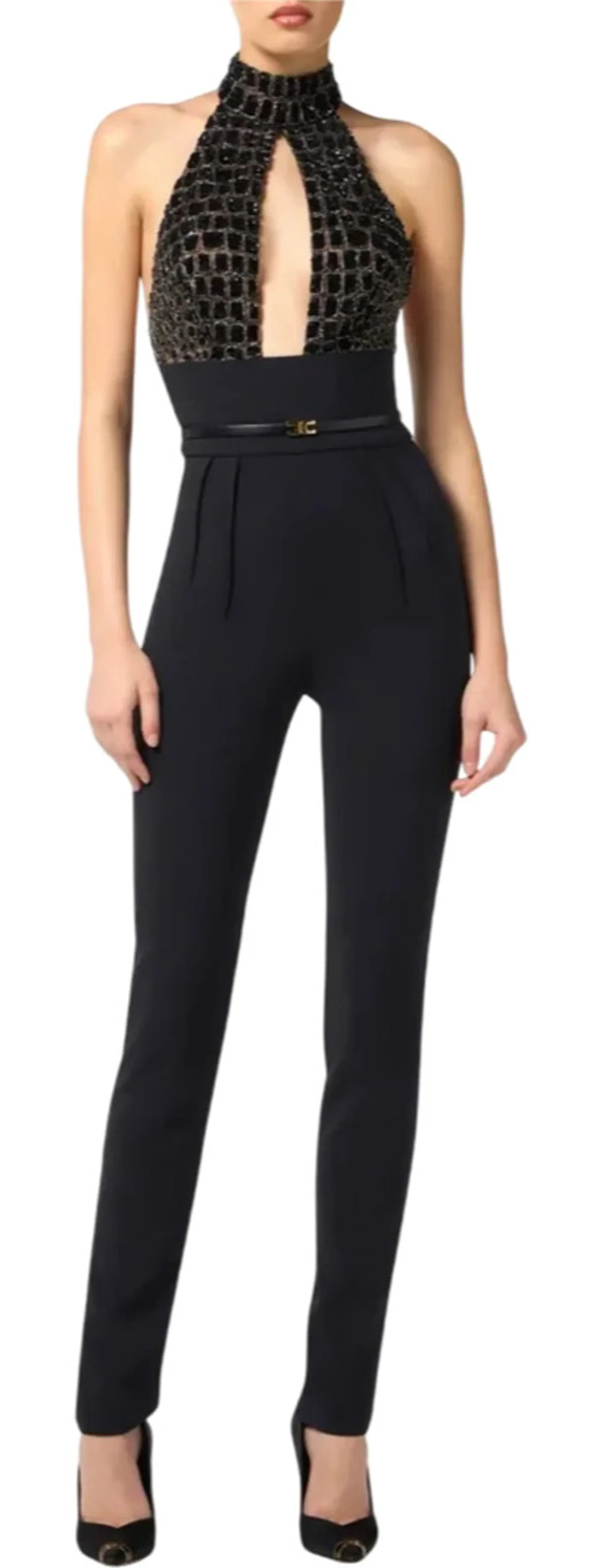 Elisabetta Franchi Tuta Nero Tu06257E2 153487
