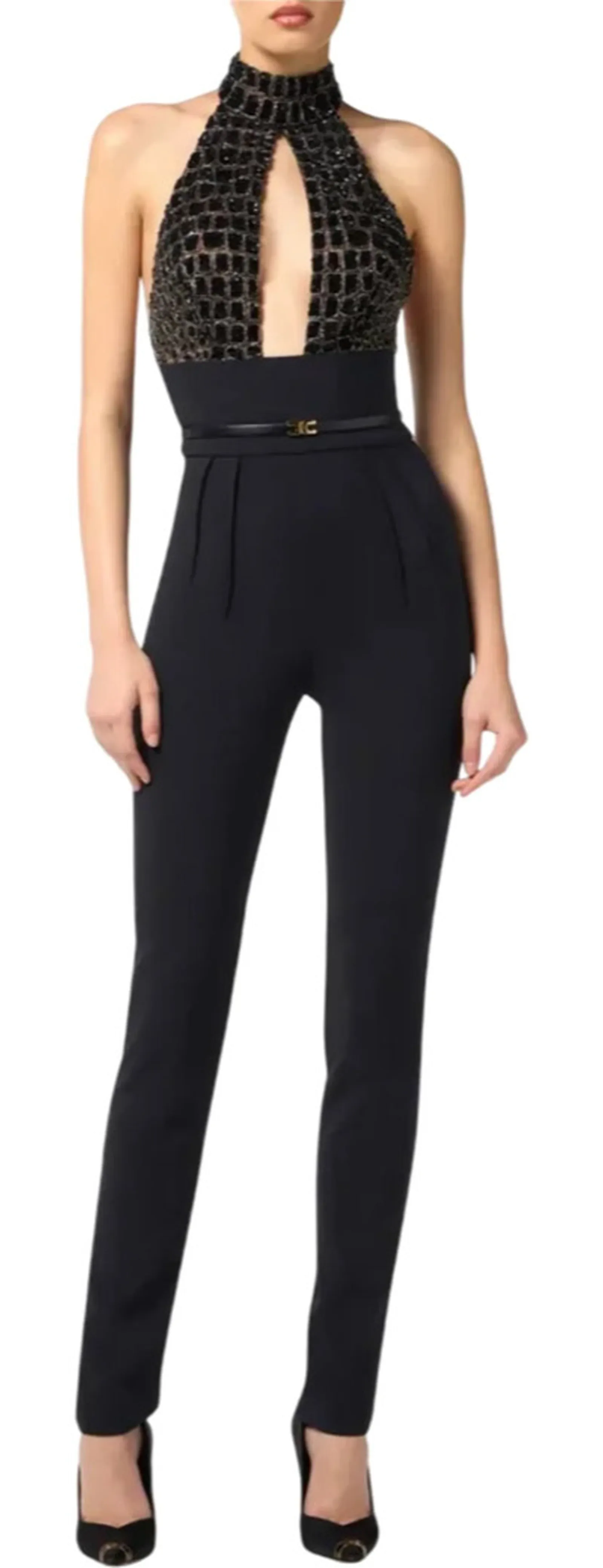 Elisabetta Franchi Tuta Nero Tu06257E2 153487