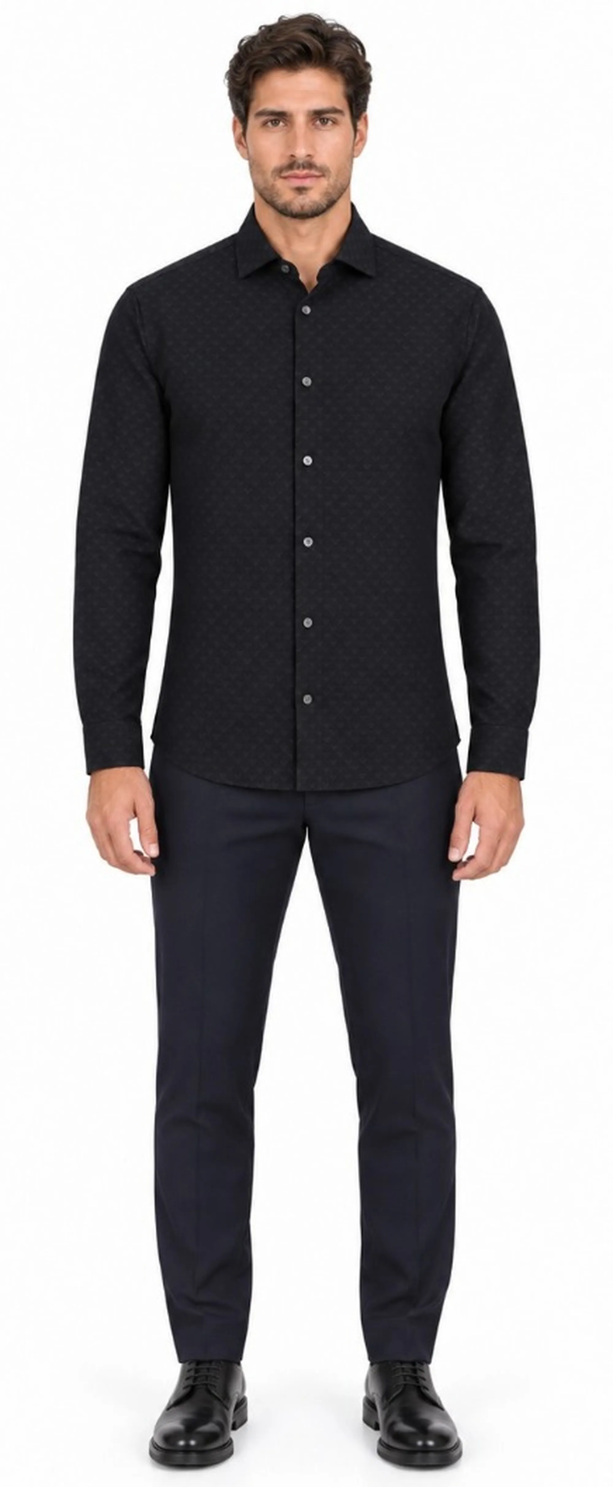 Emporio Armani B'Shirt With All-Over Eagle' Blu 6K1Cd41Nzxz 189431