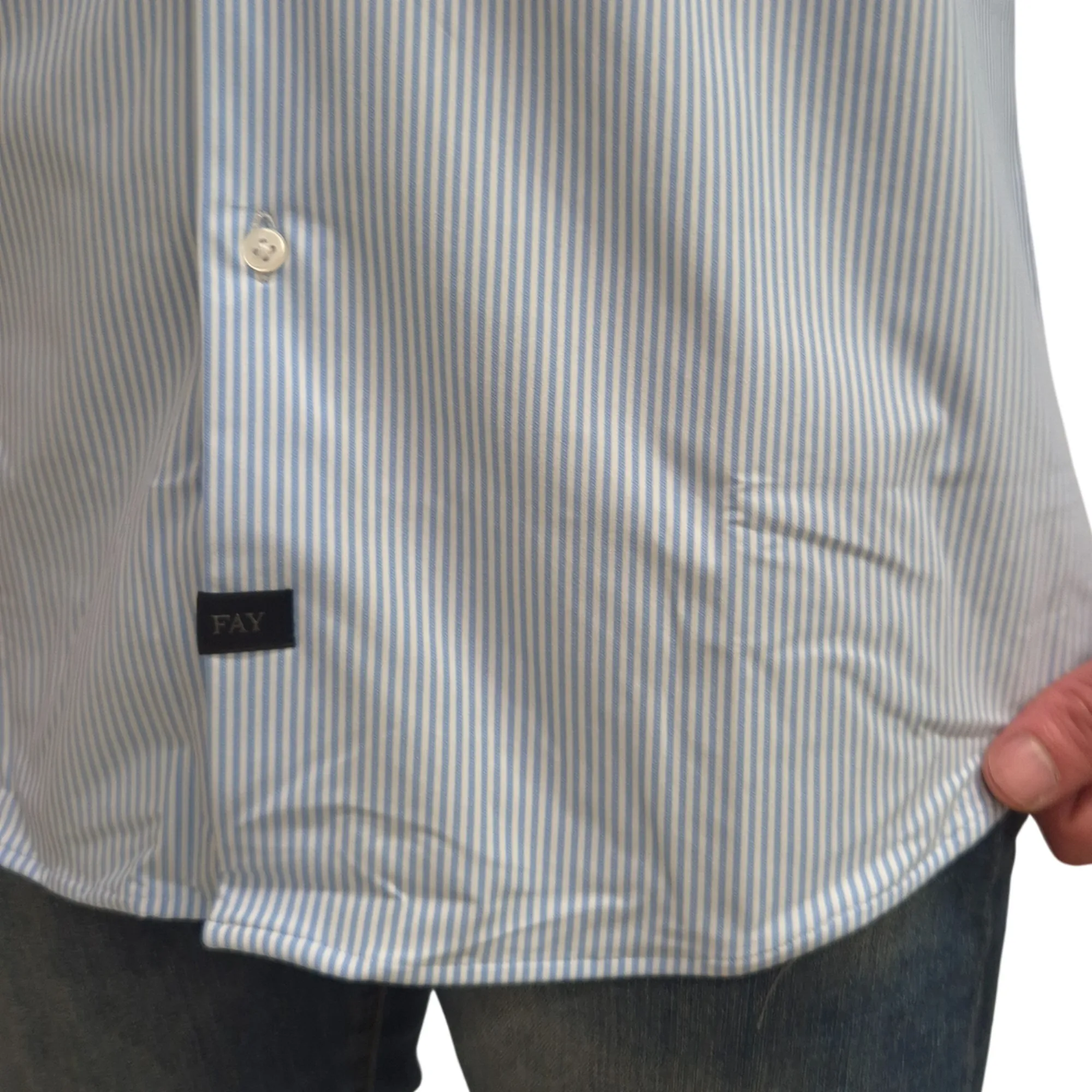 Fay Camicia Celeste Ncma152265Szbku212 183189