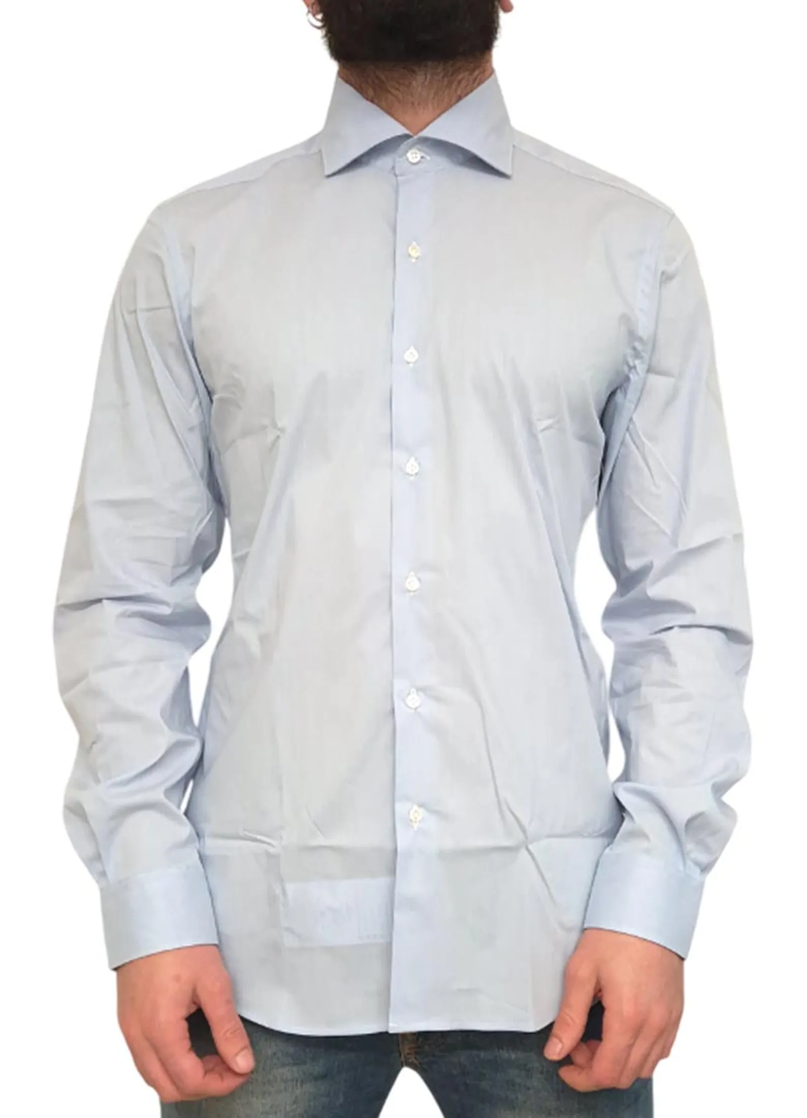 Fay Camicia 1856904F Celeste Ncma151259Swjhu006 168986