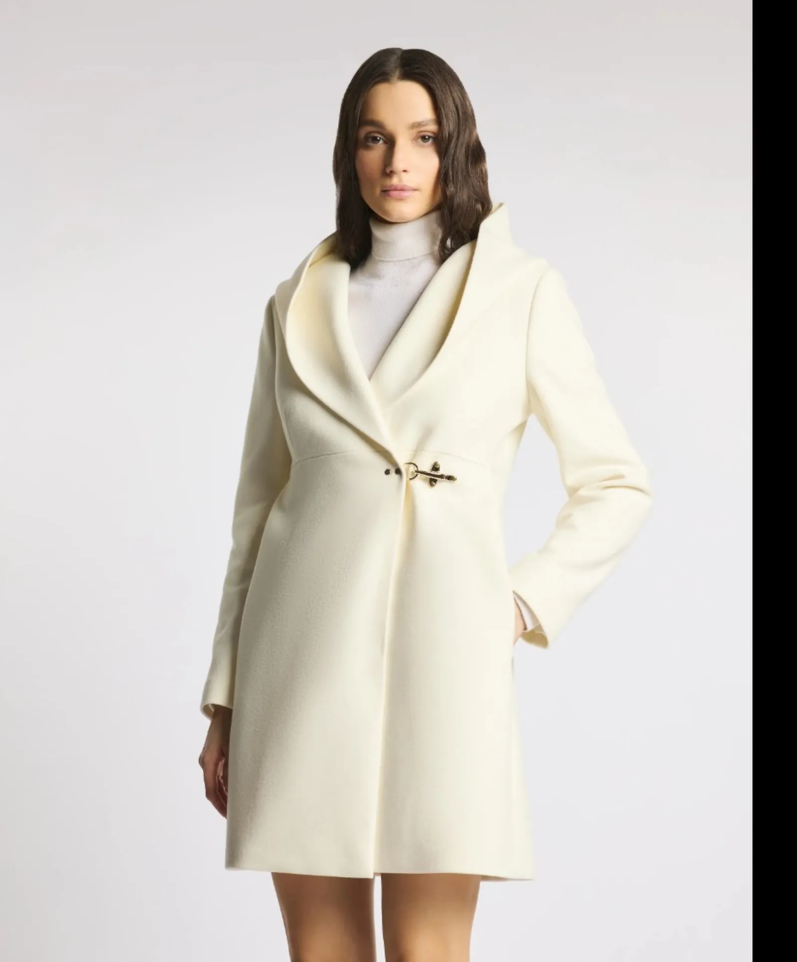 Fay Cappotto Bianco Naw54533110Sglb008 196924