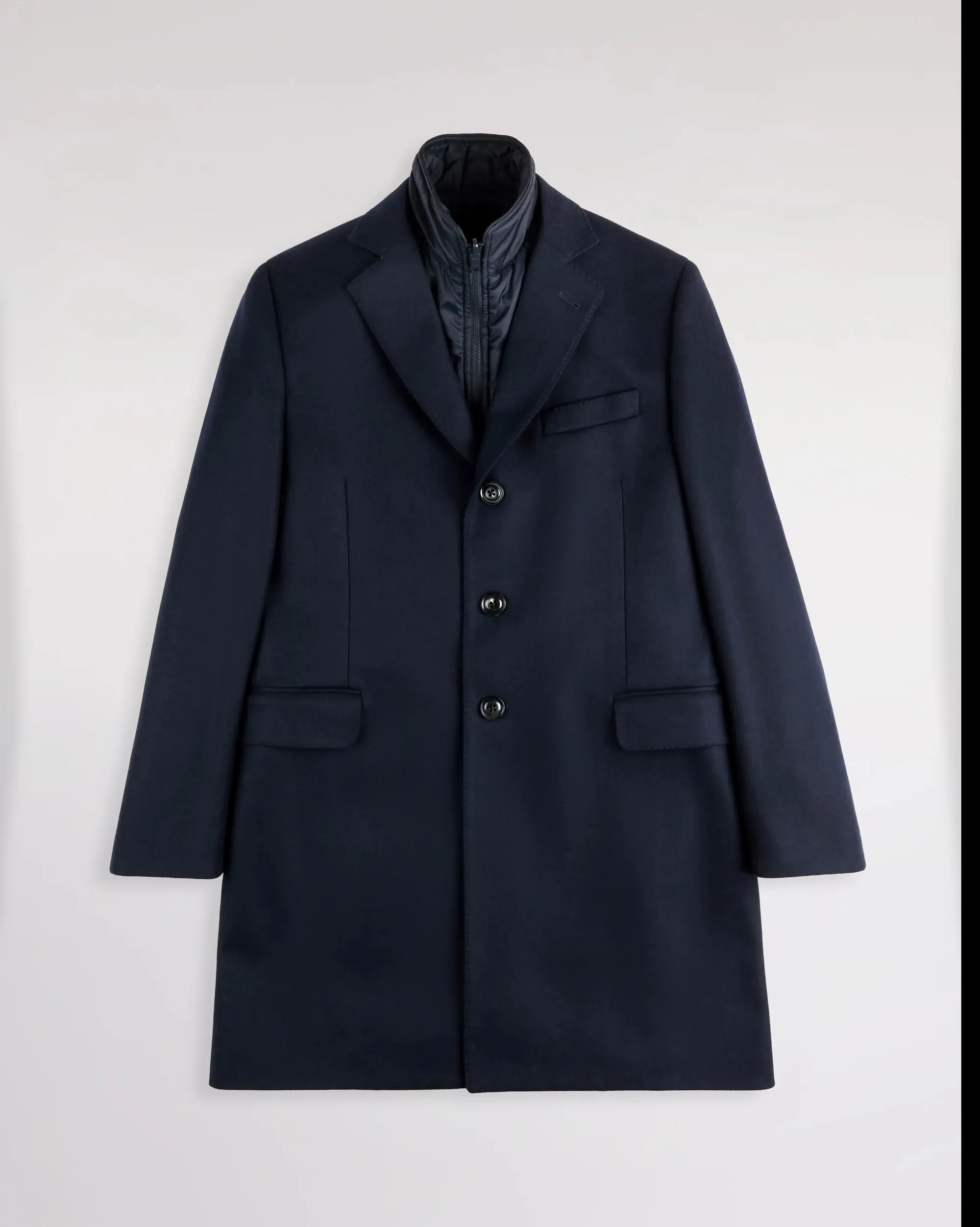 Fay B'Double Coat In Wool And Cashmere Cloth' Blu Nam53511390Gahu802 157320