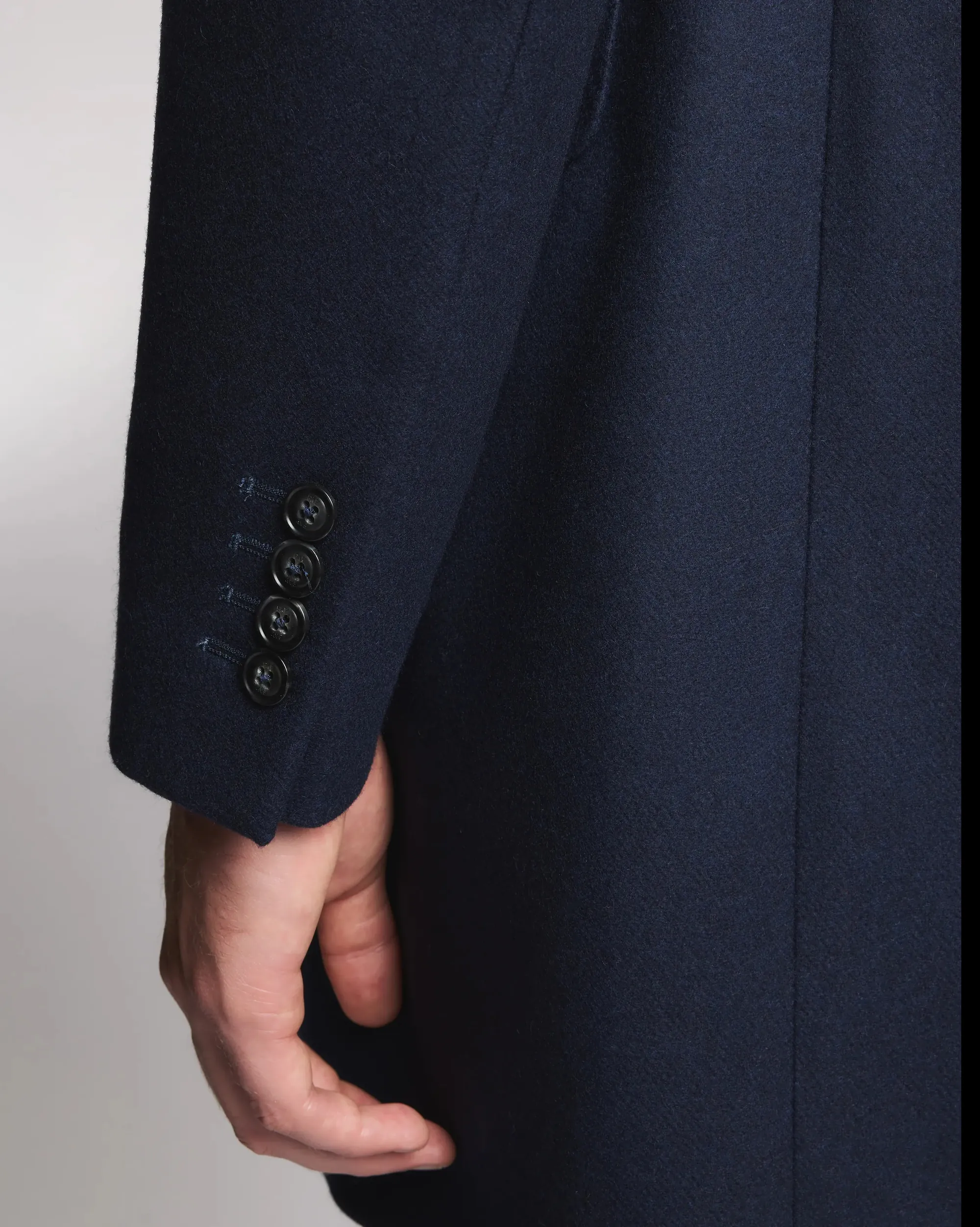 Fay B'Double Coat In Wool And Cashmere Cloth' Blu Nam53511390Gahu802 157327