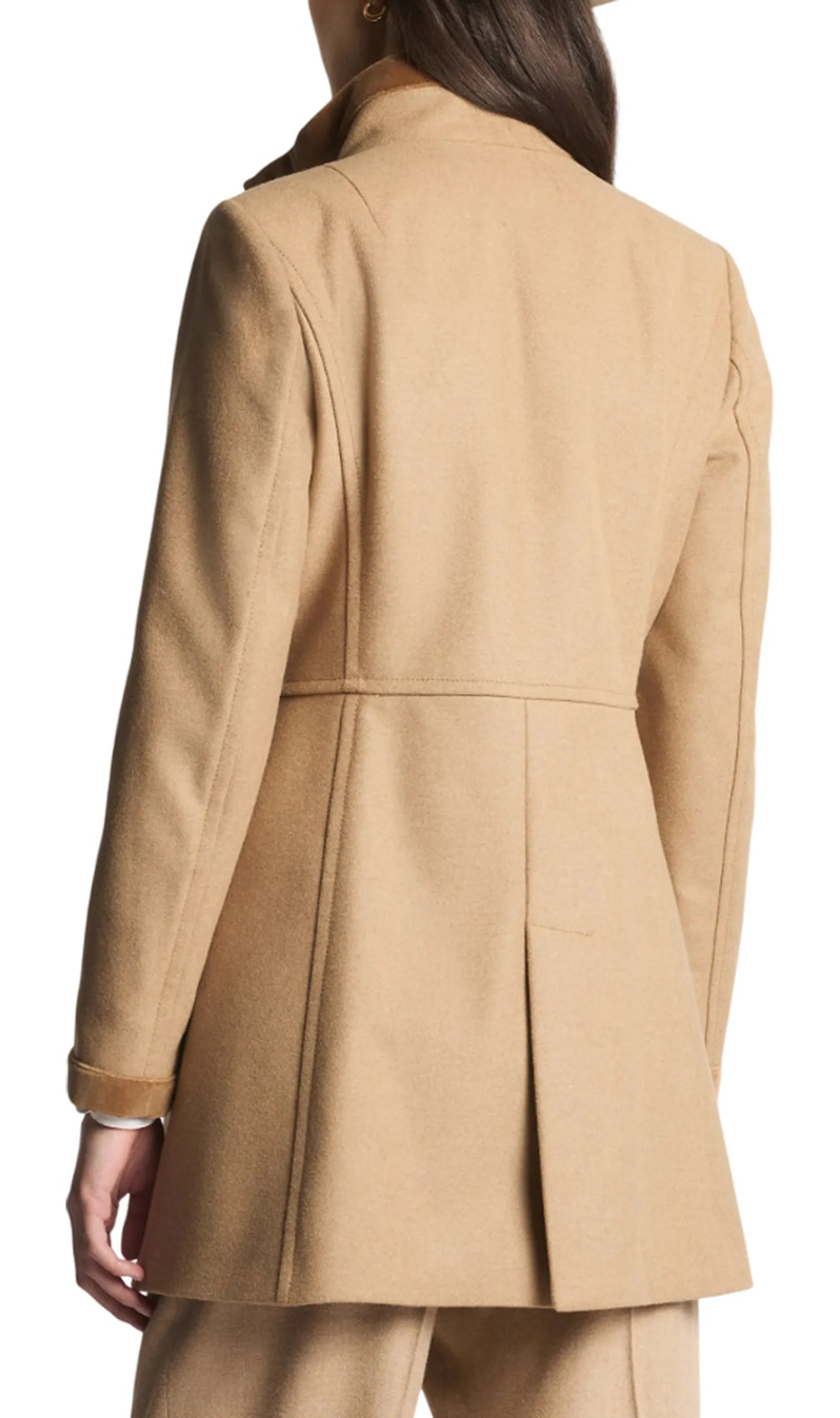 Fay B'Virginia Coat In Melange Wool Cloth' Beige Naw50514000Xmyc813 157468