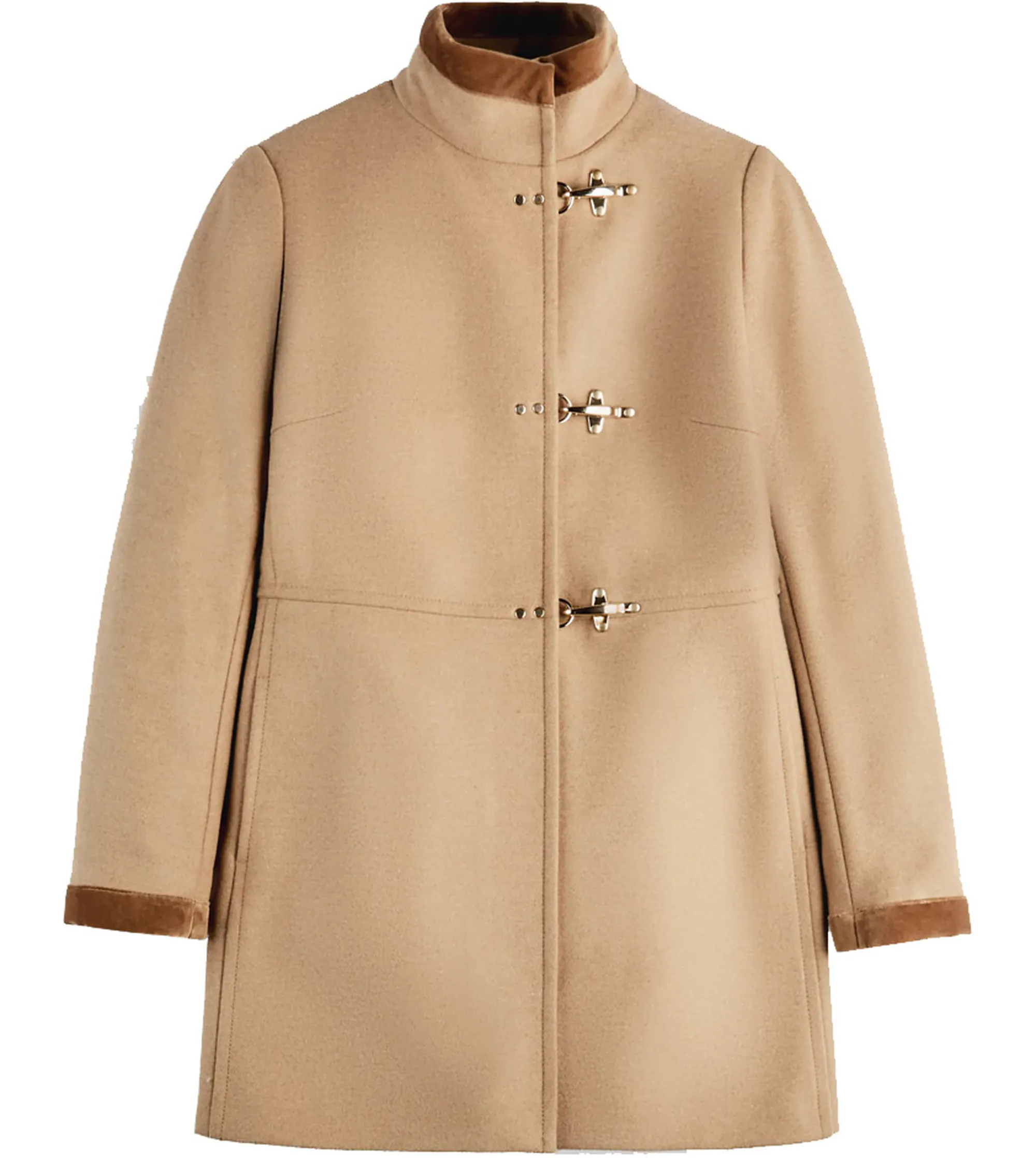 Fay B'Virginia Coat In Melange Wool Cloth' Beige Naw50514000Xmyc813 157479