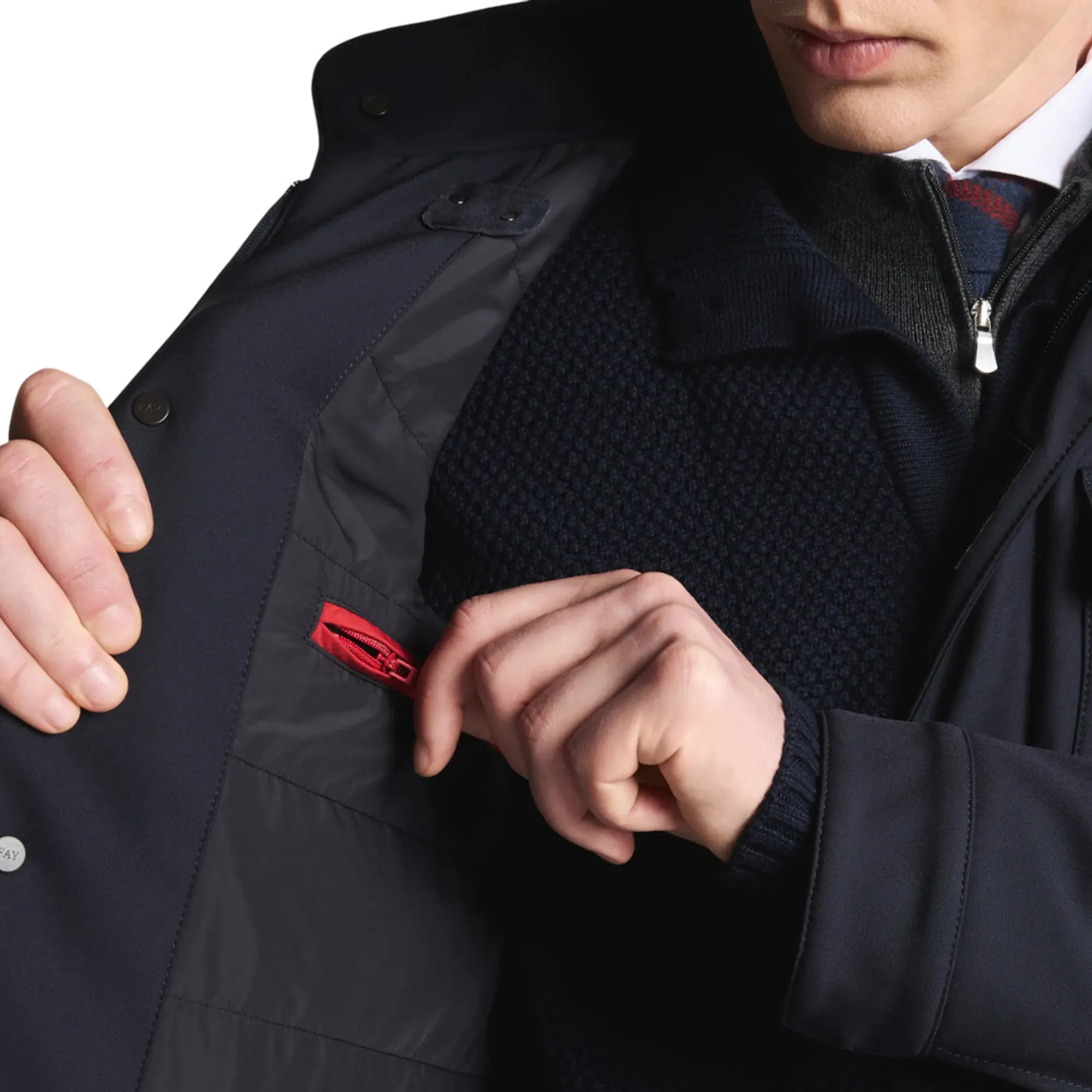 Fay B'Field Jacket Jersey In Nylon' Blu Nam0451004Jxrfu807 157913