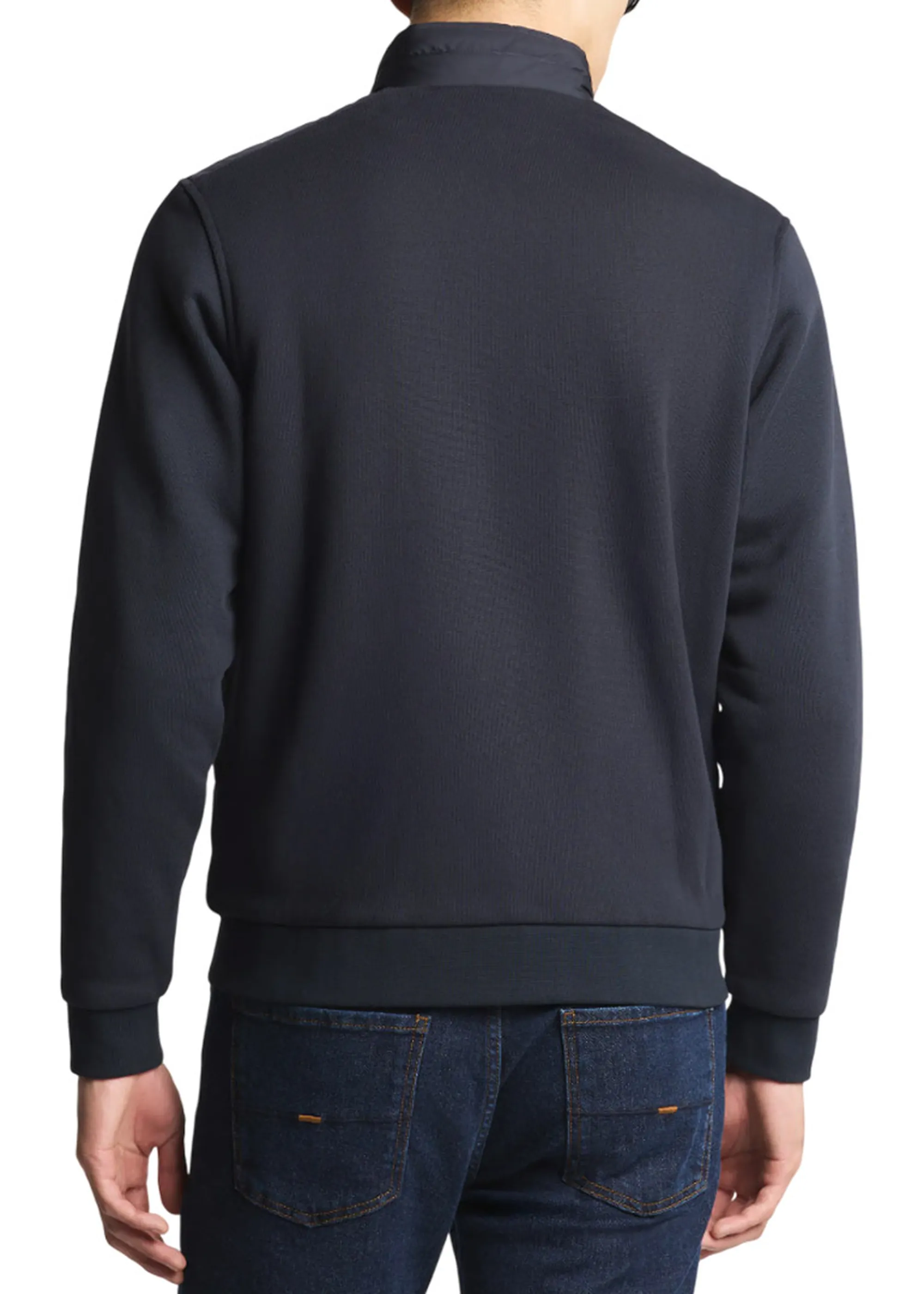 Fay Giacca Bimateriale Imbottita Blu Njmb5511720Xpgu807 154587