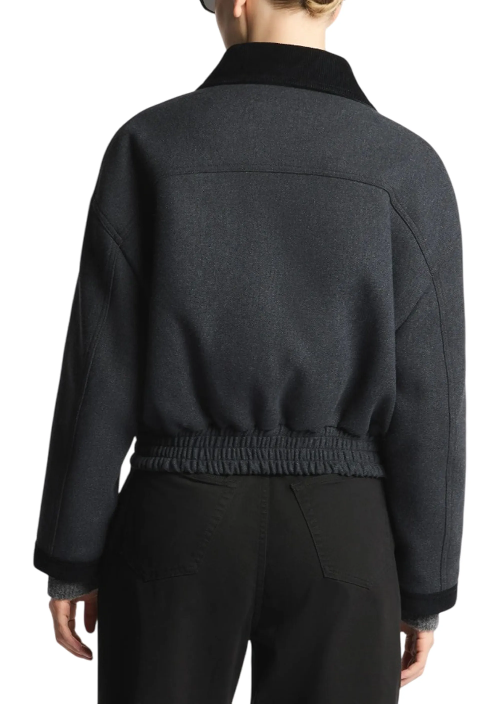 Fay B'3-Hook Jacket In Melange Foudre' Grey Naw11533950Yqub800 199332