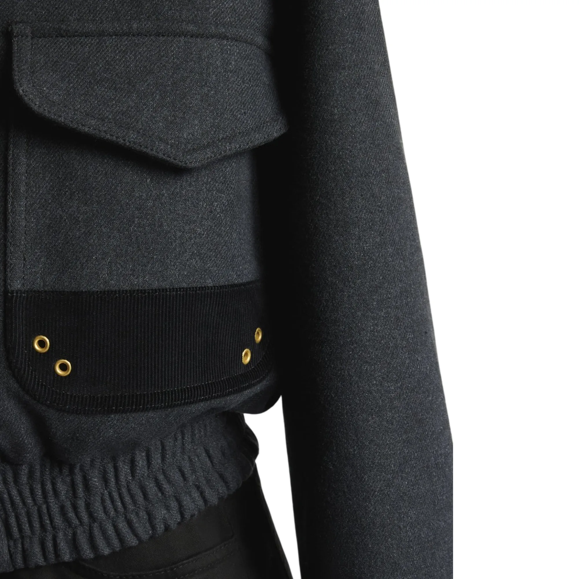 Fay B'3-Hook Jacket In Melange Foudre' Grey Naw11533950Yqub800 199335