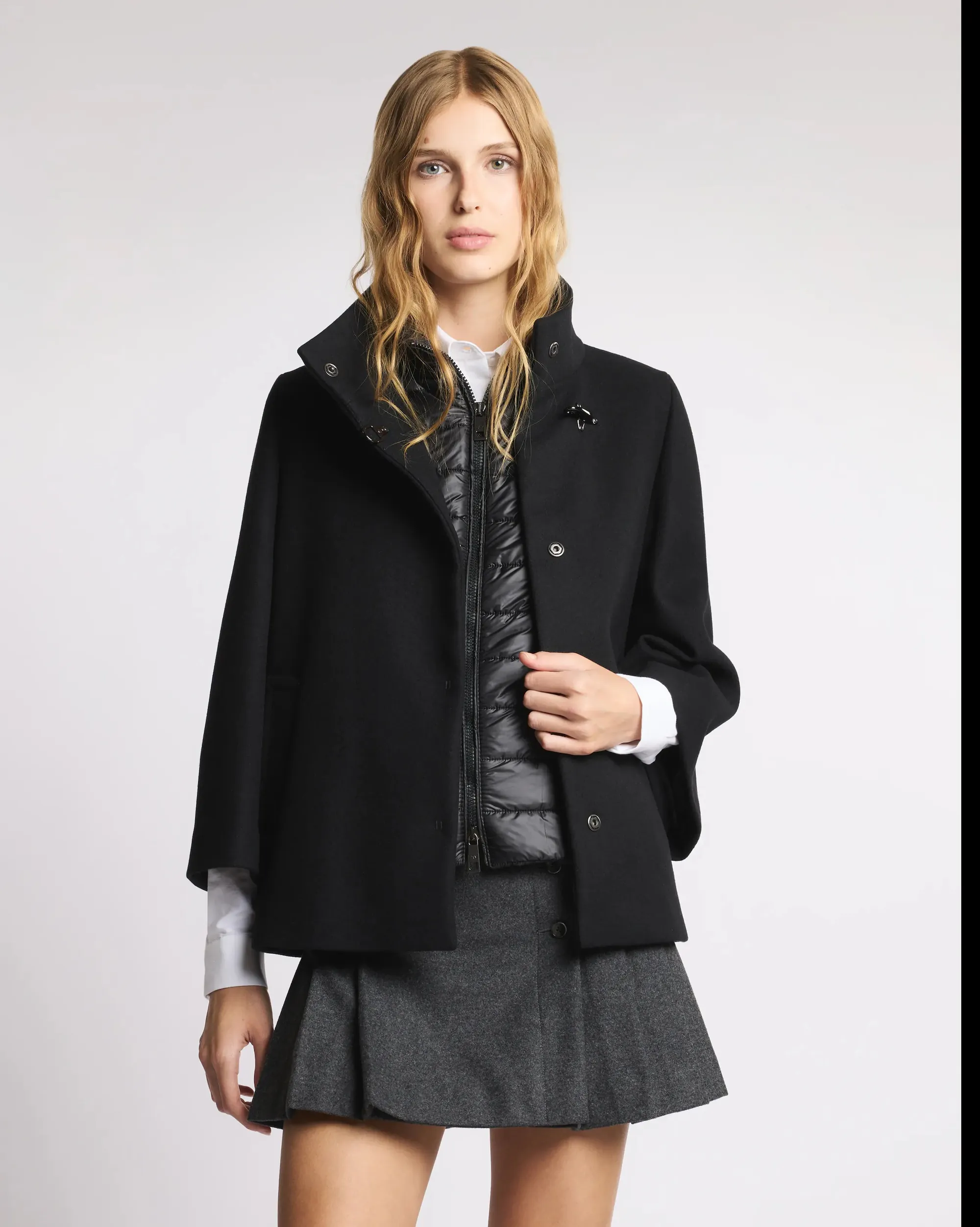 Fay Giubbino In Panno Di Lana Nero Naw12514490Sglb999 157301