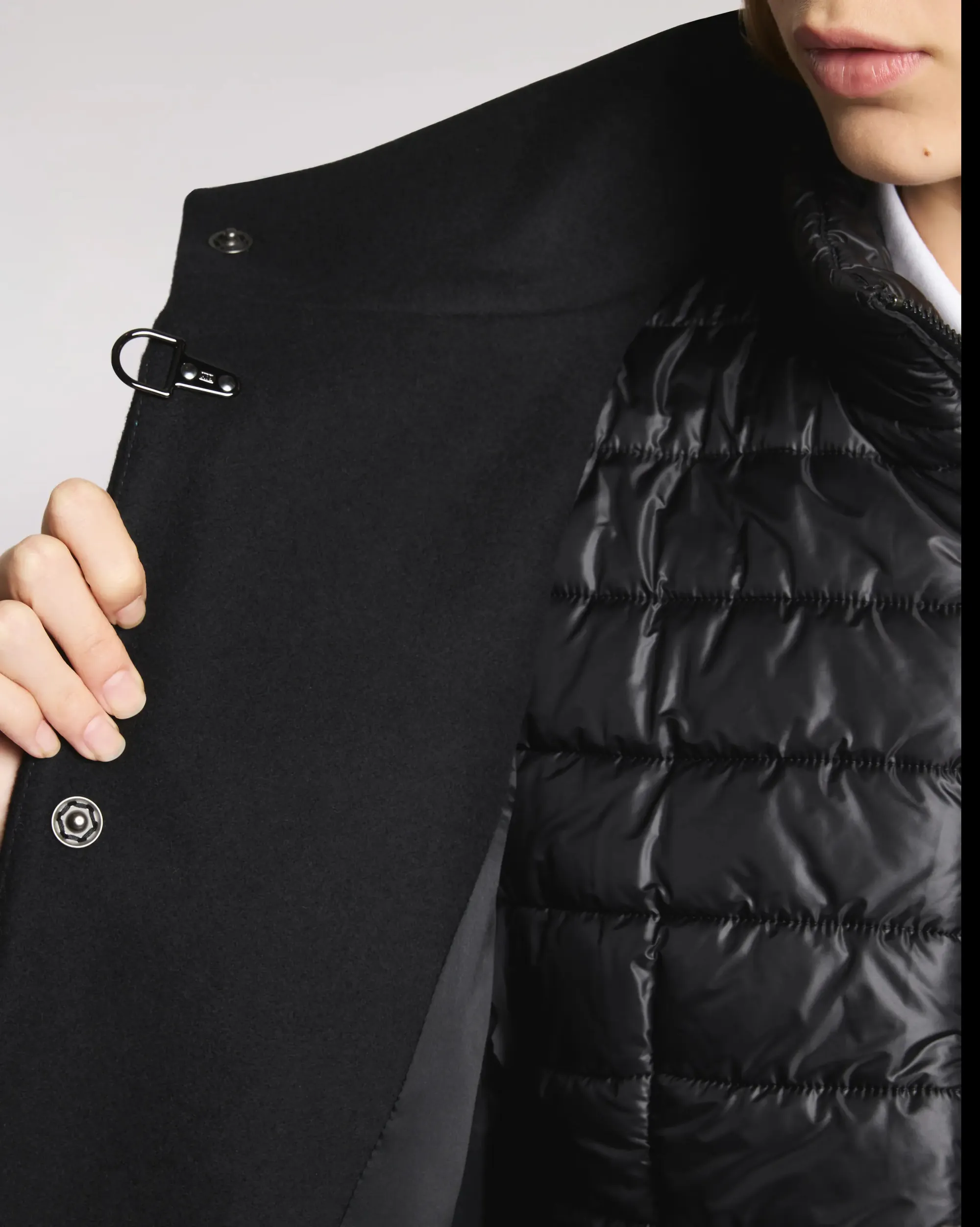 Fay Giubbino In Panno Di Lana Nero Naw12514490Sglb999 157303