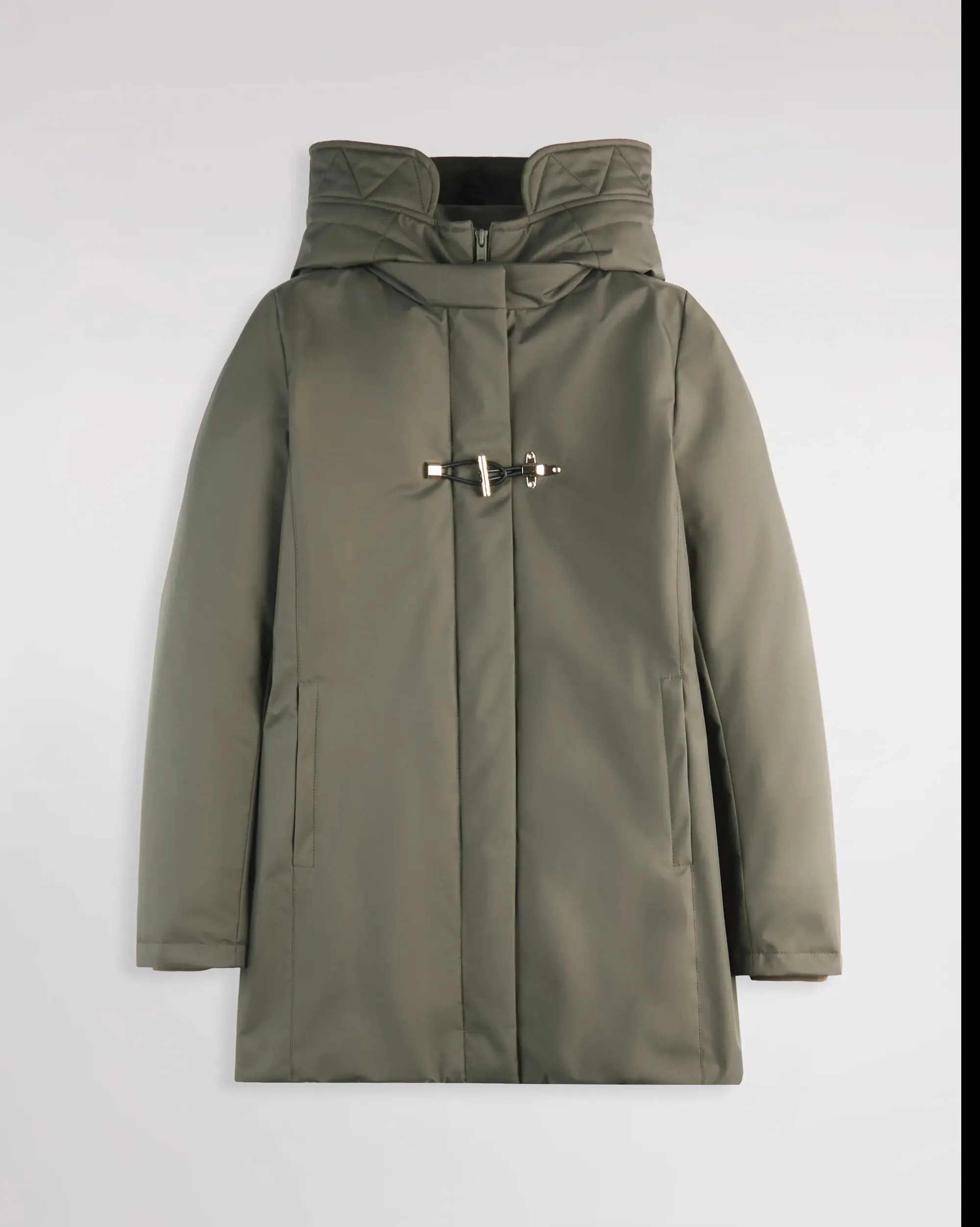 Fay Giubbino Toggle In Gabardine Tecnico Verde Naw59513830Zxev805 157305