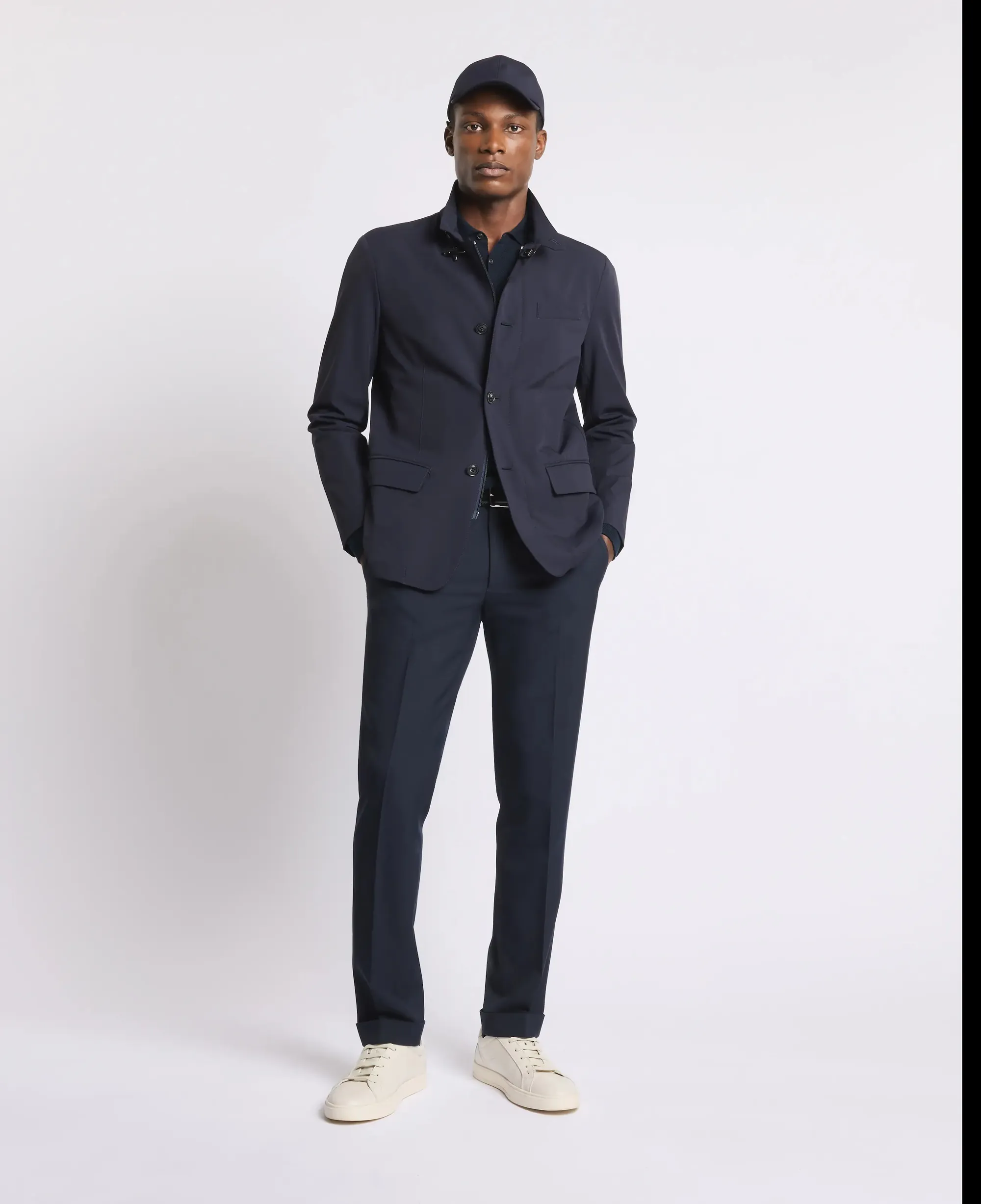 Fay Giubbino Travel Duty In Nylon Stretch Blu Nam1952029Svuwu807 171307