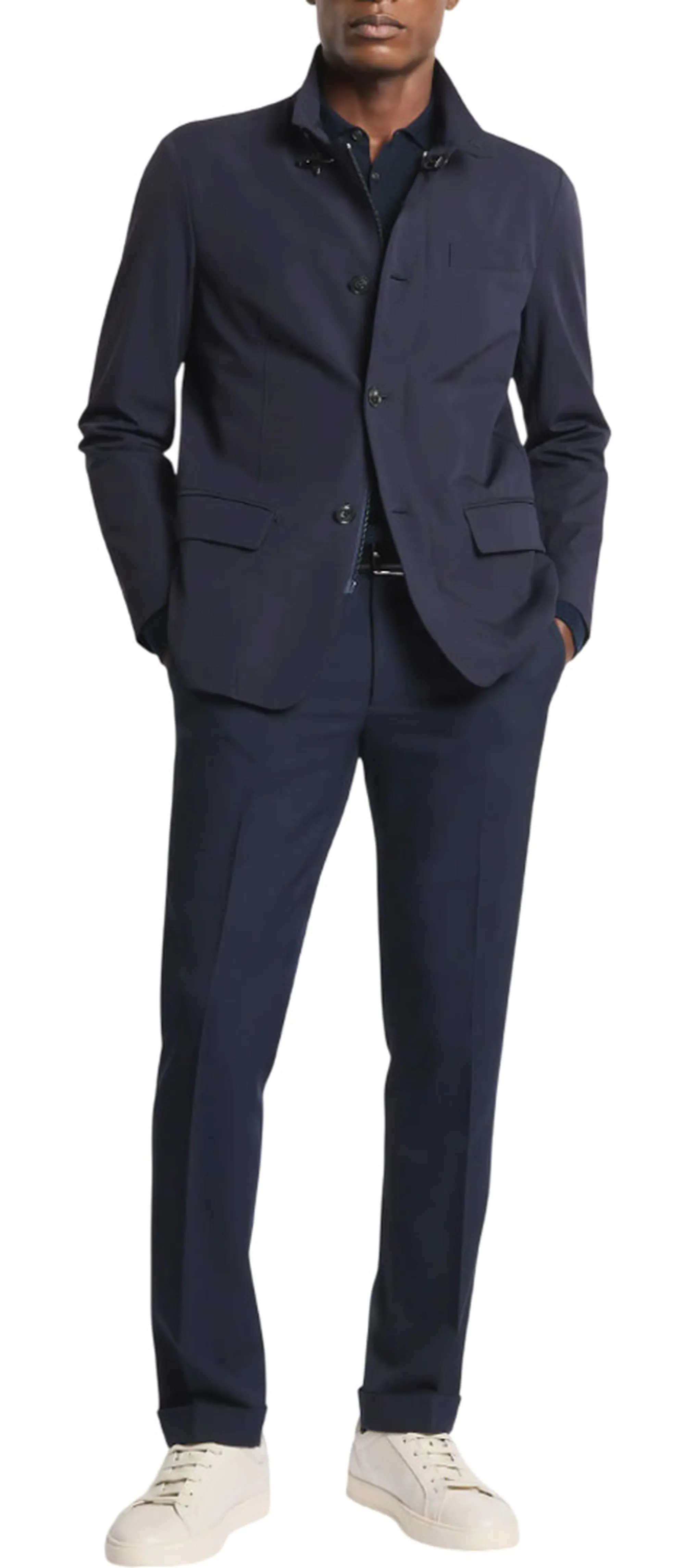 Fay B'Nylon Stretch Travel Duty Jacket' Blu Nam1952029Svuwu807 171715