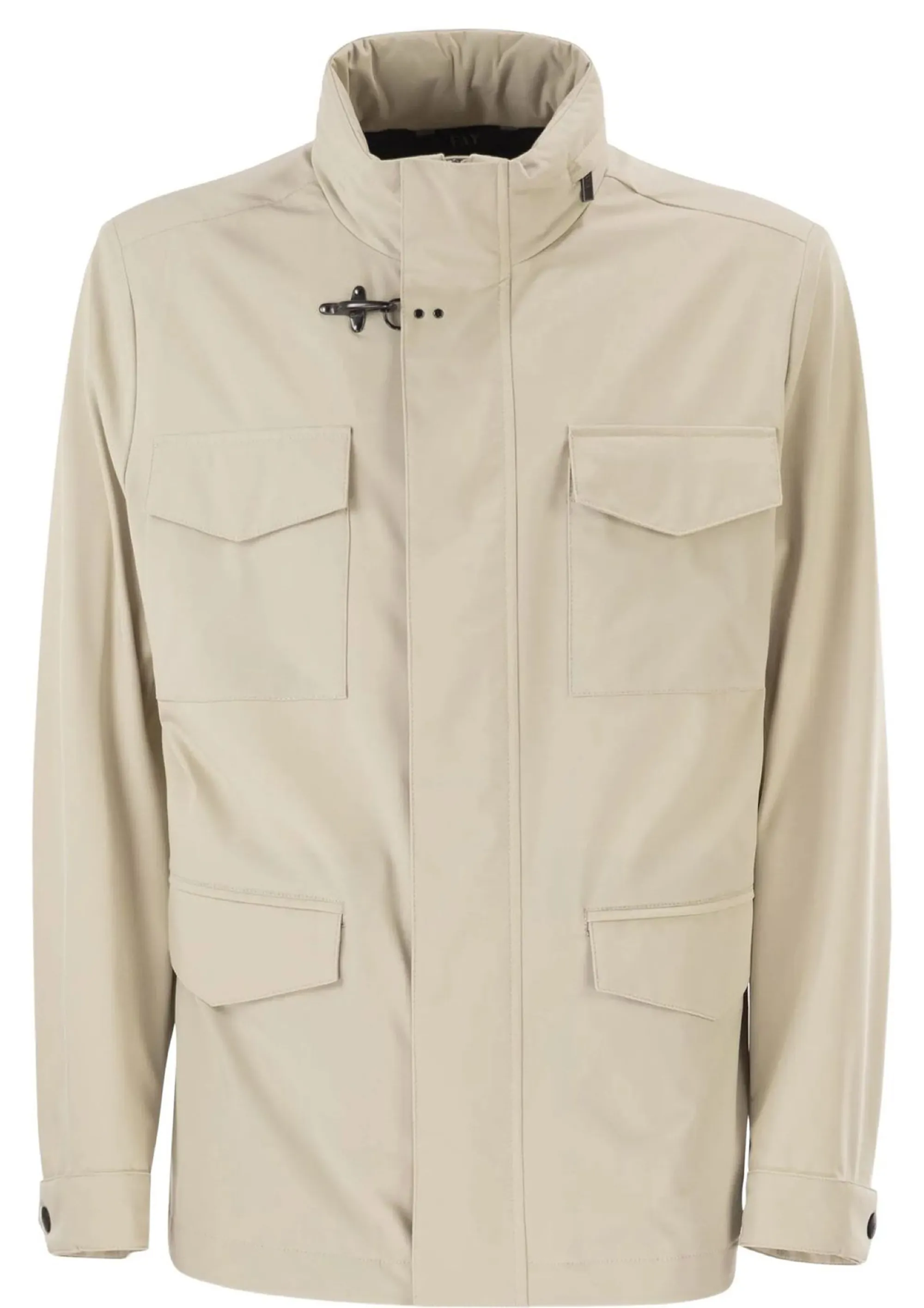 Fay Giubbino Travel Field In Nylon Stretch Beige Nam1952021Svuwc205 171303