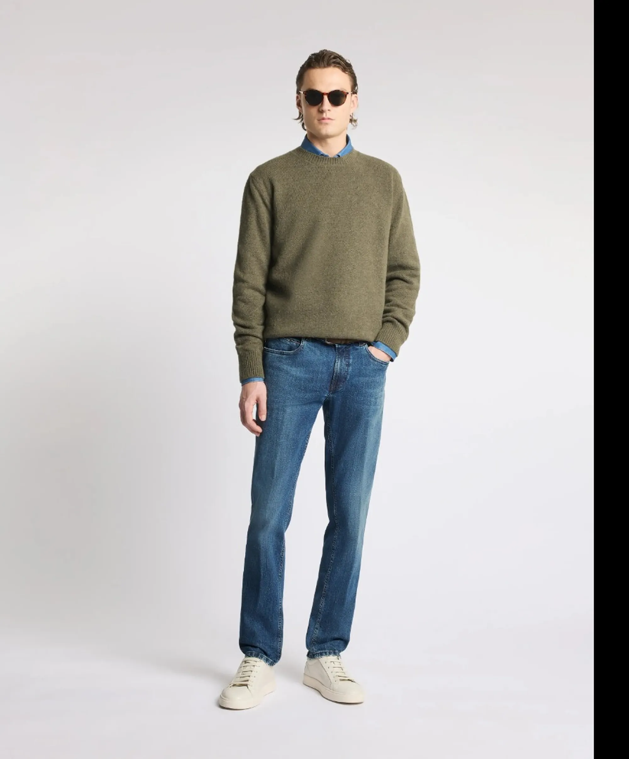 Fay B'Jeans 5 Pocket In Denim Stretch' Blue Denim Ntm8753196Lvh2U610 190734