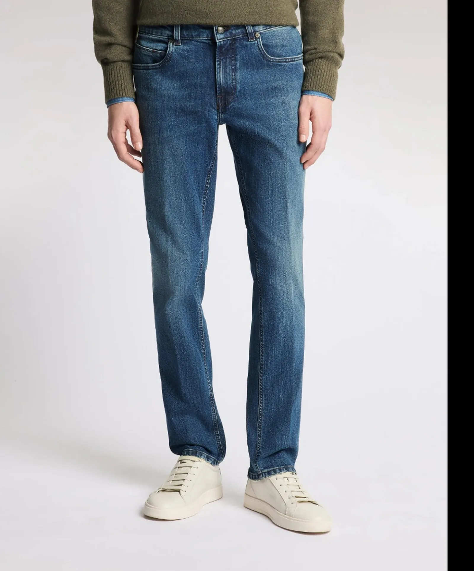Fay Jeans 5 Tasche In Denim Stretch Denim Blu Ntm8753196Lvh2U610 190735