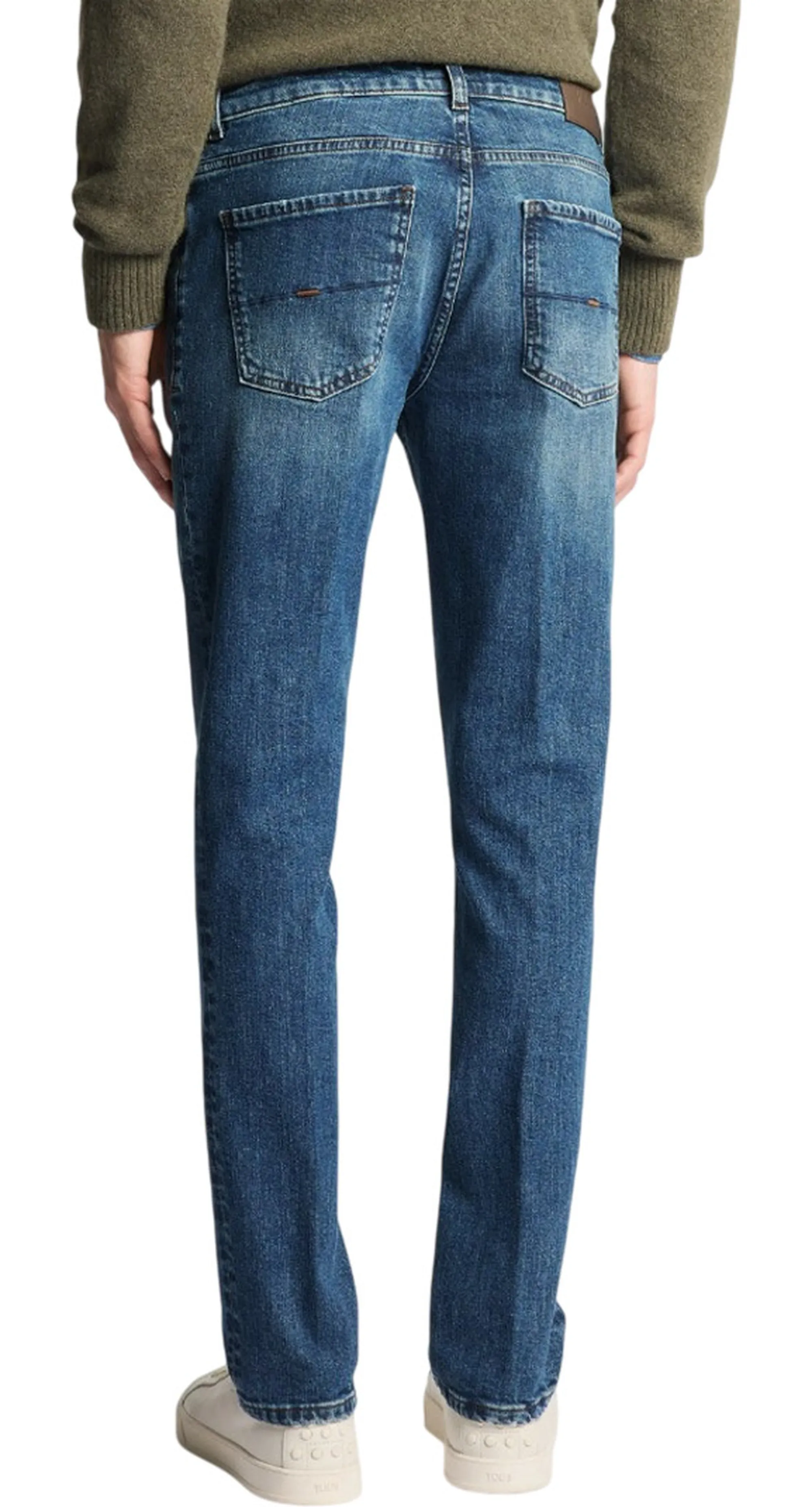 Fay B'Jeans 5 Pocket In Denim Stretch' Blue Denim Ntm8753196Lvh2U610 192003