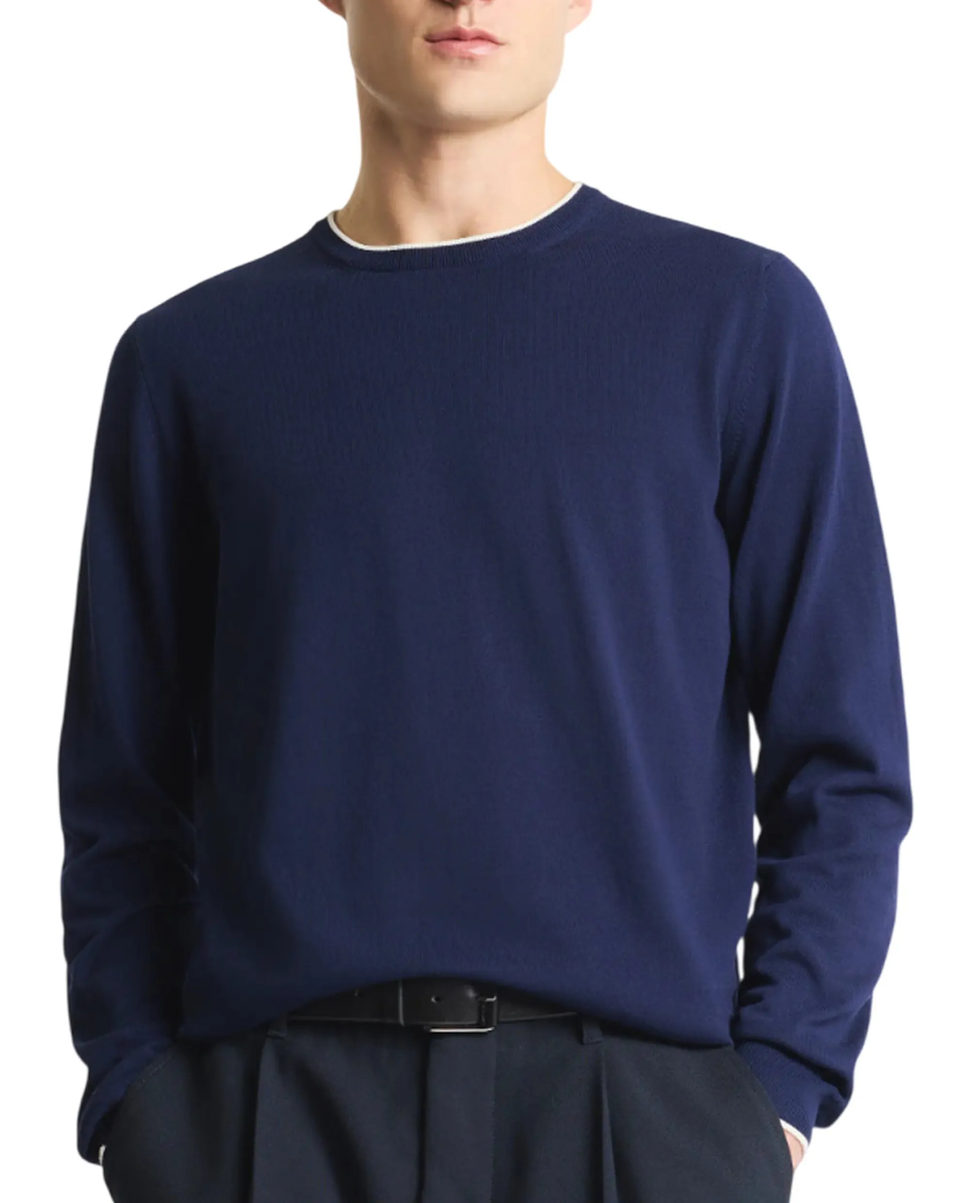 Fay B'Crew Neck Sweater' Blue Nmmc1521730Vhy0535 172261